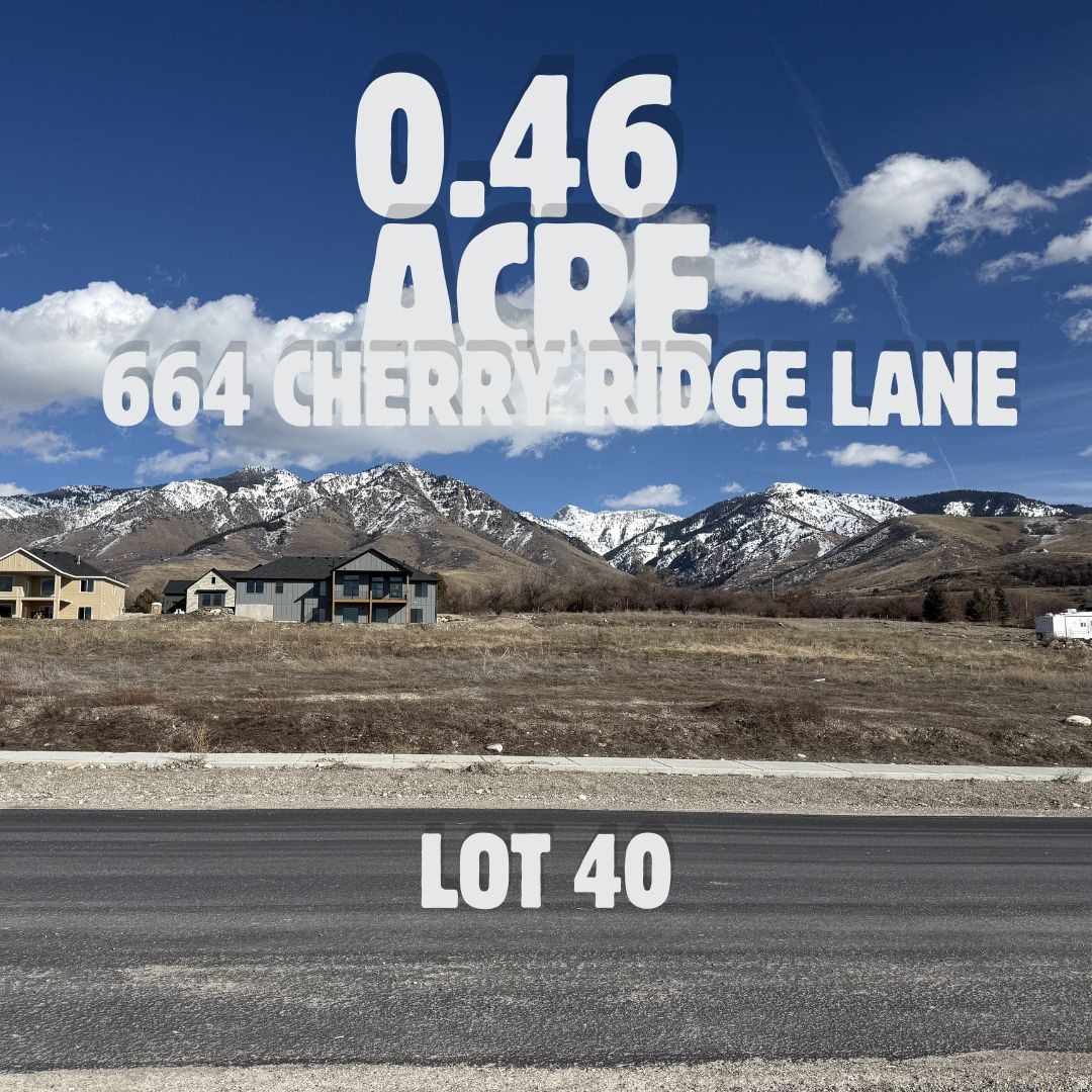 Lot 40's elevated east bench position is tailor-made for a luxury home design  with the rear of the lot opening to an expansive entertaining area overlooking the Cache Valley basin. Space, light, and craftsmanship define what this homesite is designed to hold. For buyers researching custom home lots in northern Utah, Lot 40 offers a rare combination of buildable flexibility and scenery that holds its value across every season.