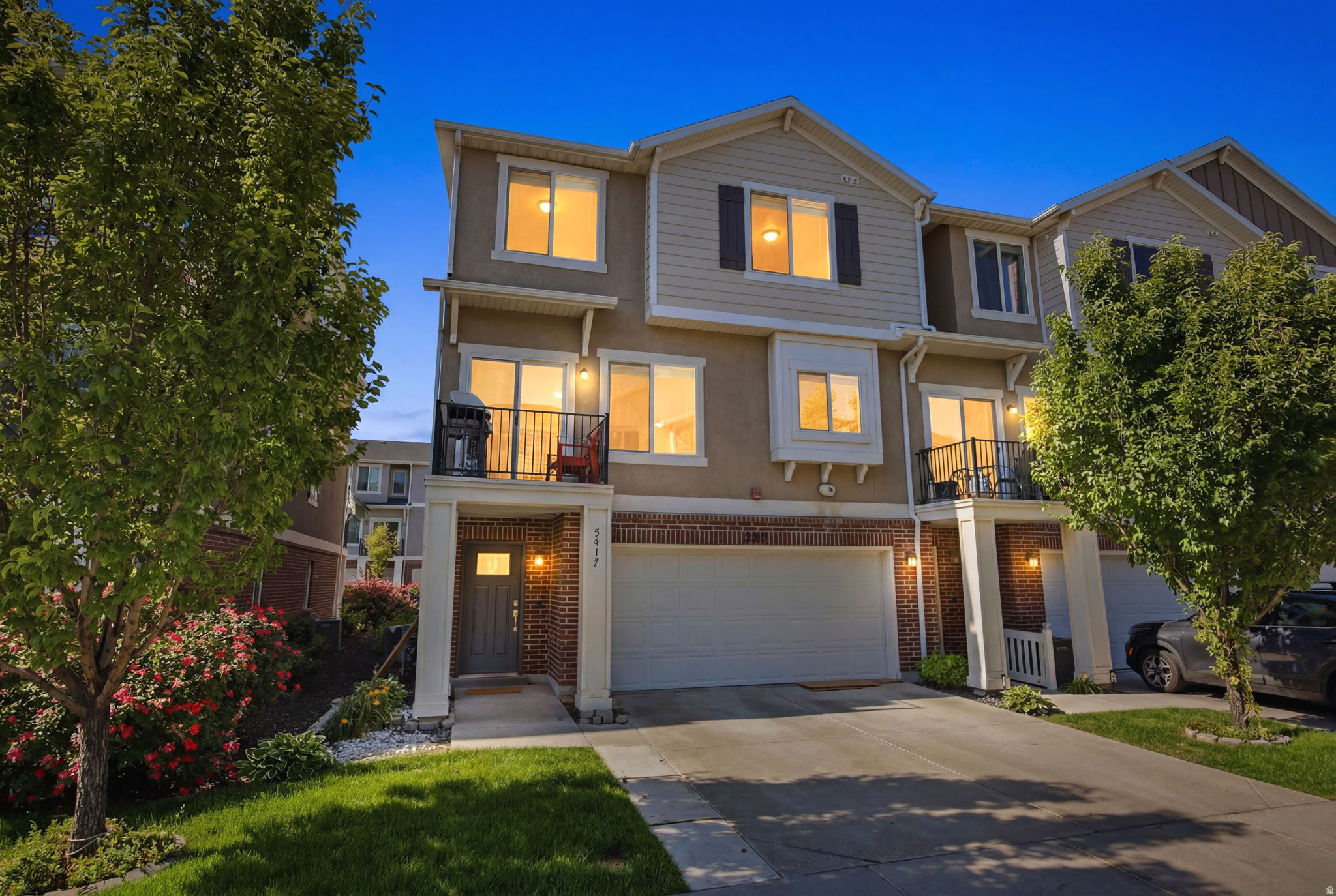 Welcome to this beautiful Herriman townhome offering the perfect combination of comfort, convenience, and low-maintenance living! Ideally located just off Mountain View Corridor and bordering South Jordan and Daybreak, this home provides quick access throughout the Salt Lake Valley. Enjoy being just minutes from Smith's Marketplace, restaurants, shopping, fitness centers, and other everyday conveniences. Herriman High School is just a short drive away, along with other nearby schools. A neighborhood park with a playground is conveniently located within the community, just down the street from the home. Outdoor enthusiasts will appreciate the easy access to the Herriman Trail System for walking, running, and biking. Complete with an attached garage and situated in a desirable community, this home is an excellent opportunity for first-time buyers, those looking to downsize, or anyone seeking a low-maintenance lifestyle in one of Herriman's most convenient locations.