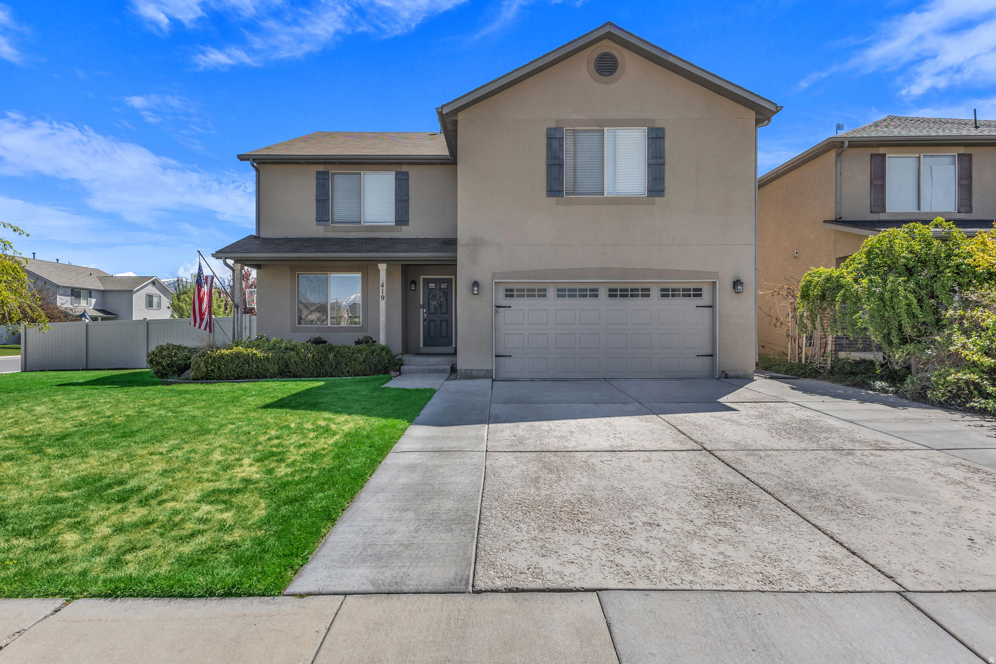 SELLERS ARE HIGHLY MOTIVATEDWelcome to the home your family has been waiting for. Tucked away on a quiet, street in the heart of Lehi, this stunning residence offers the perfect blend of comfort, space, and community while still being minutes away from your favorite shopping, dining and recreational activities. This expansive corner property is a true standout - a rare, oversized lot with, mature landscaping, and plenty of room for play, gardening or simply unwinding, an east-facing backyard provides a relaxing and cool summer evening place to spend time with friends and family.   Inside, the open and inviting floor plan is designed with families in mind, featuring generous living areas, a well-appointed kitchen, and natural light throughout. Every detail has been thoughtfully considered to make daily life feel easy and enjoyable. Featuring a newer HVAC. Square footage figures are provided as a courtesy estimate only and were obtained from Seller records . Buyer is advised to obtain an independent measurement.