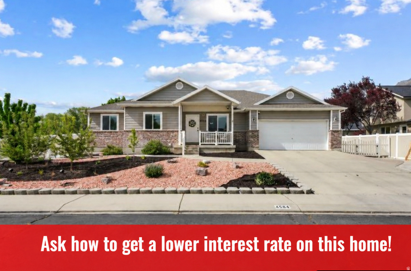 Seller willing to help with a temporary buy down for buyer to lower the interest rate.  Call listing agent today for details.  This south-facing Cedar Hills home offers the comfort of main-level living along with the added flexibility of a fully equipped ADU/basement apartment which is perfect for helping offset your mortgage, multigenerational living, or additional guest space. Located in the highly sought-after Lone Peak High School boundaries, this home is tucked into a quiet neighborhood while still being close to everything that makes North Utah County so desirable. Inside, you'll find a functional and inviting layout with new carpet and LVP flooring on the main level, creating a fresh and updated feel. The fully fenced yard offers space to relax, play, garden, or entertain, while the surrounding area provides easy access to parks, trails, shopping, restaurants, the Murdock Trail, and American Fork Canyon for year-round outdoor recreation. With a rare combination of location, flexibility, and income potential, this home offers an opportunity that is increasingly hard to find in Cedar Hills. NO HOA!!!  Square footage figures are provided as a courtesy estimate only and were obtained from county records.  Buyer is advised to obtain an independent measurement.