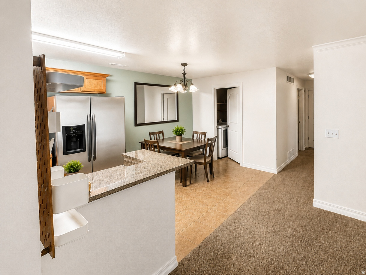 Top-floor living in one of the valley's most convenient locations! Nestled in the heart of Millcreek, this condo offers quick access to downtown Salt Lake City, I-15, I-215, and the Cottonwood Canyons-making work, dining, and outdoor adventure all within easy reach. Enjoy the convenience of nearby restaurants and entertainment while living in a peaceful setting tucked away from busy streets. With mountain views and no neighbors above, this home offers comfort, privacy, and location all in one.