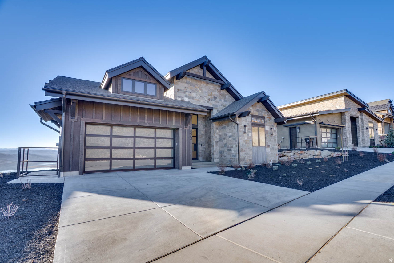 *Purchase this new home by June 30, 2026 and receive 2 sets of keys: one to your brand new Regal home and one to a 2026 Range Rover Velar P250, a $78,000 value. *Seller offering 2% Preferred Lender Incentive available to closing costs or price.* Positioned above the peaceful Jordanelle Reservoir, enjoy breathtaking views of Deer Valley's ski slopes. Immerse yourself in the tranquility of nature through nearby walking and biking trails, and savor year-round recreation, from skiing to boating to golfing. Ski Shuttle service to the Deer Valley East Gondola included. The Sophia Home Plan provides main floor living at its finest. Impressive entry with great room providing 14 ft. ceiling, soaring windows, and generous entertaining space. The primary suite offers views of the mountains and lake with a spacious spa like bathroom. The main floor includes a second bedroom or home office. Bring the outdoors in with the multi slide glass door to the covered deck. Gorgeous staircase is open to the walk out lower level with family room, 2 additional beds and baths and even more outdoor space.  Home is move-in ready.  Ask agent about current incentive.