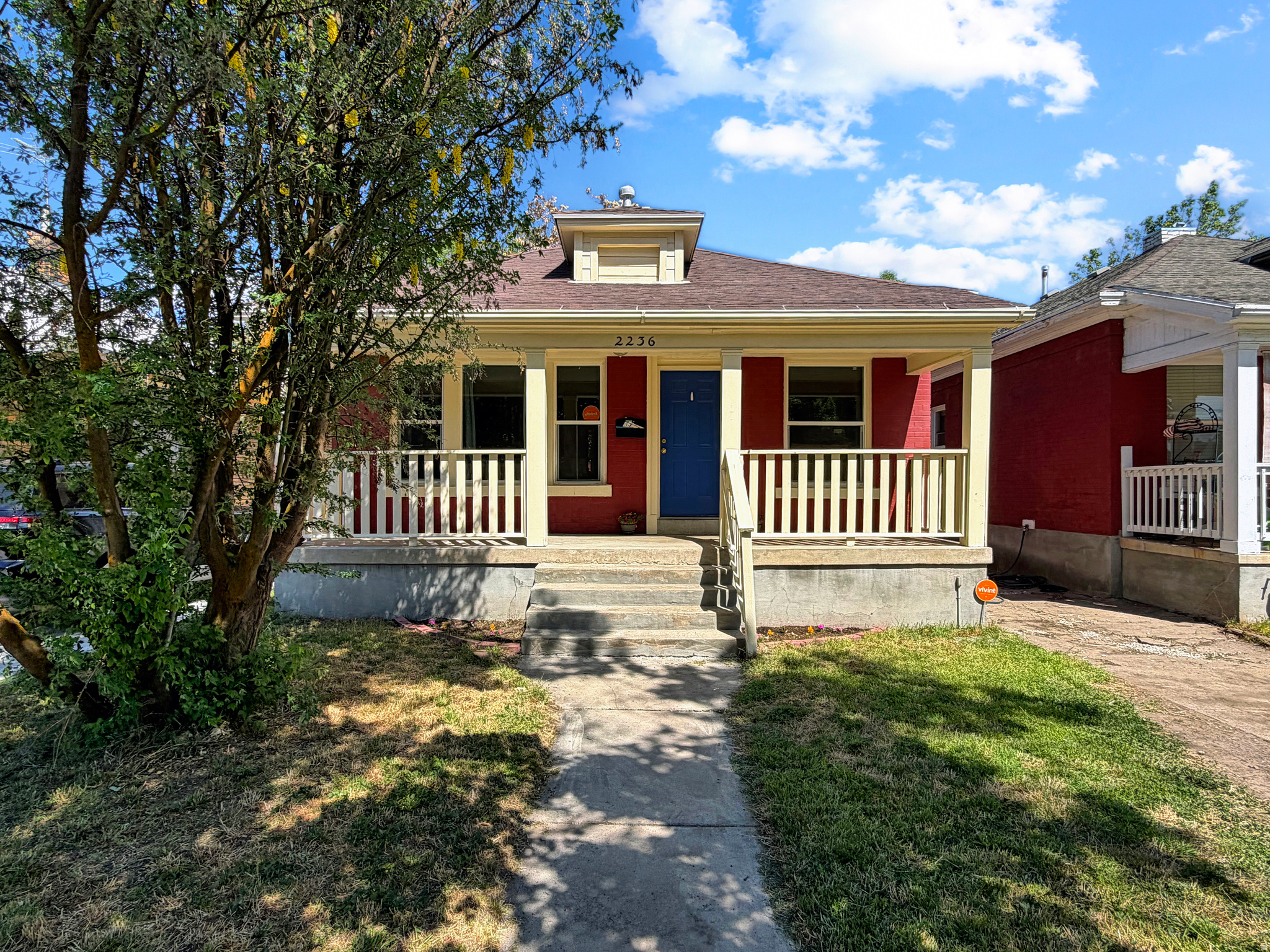 MAJOR PRICE IMPROVEMENT!! Charming brick rambler on a quiet street with endless potential. Features include updated waste lines and plumbing, energy efficient windows, new wiring, some updated flooring, and a spacious backyard with mature fruit trees and ample space for entertaining, gardening or future projects.
