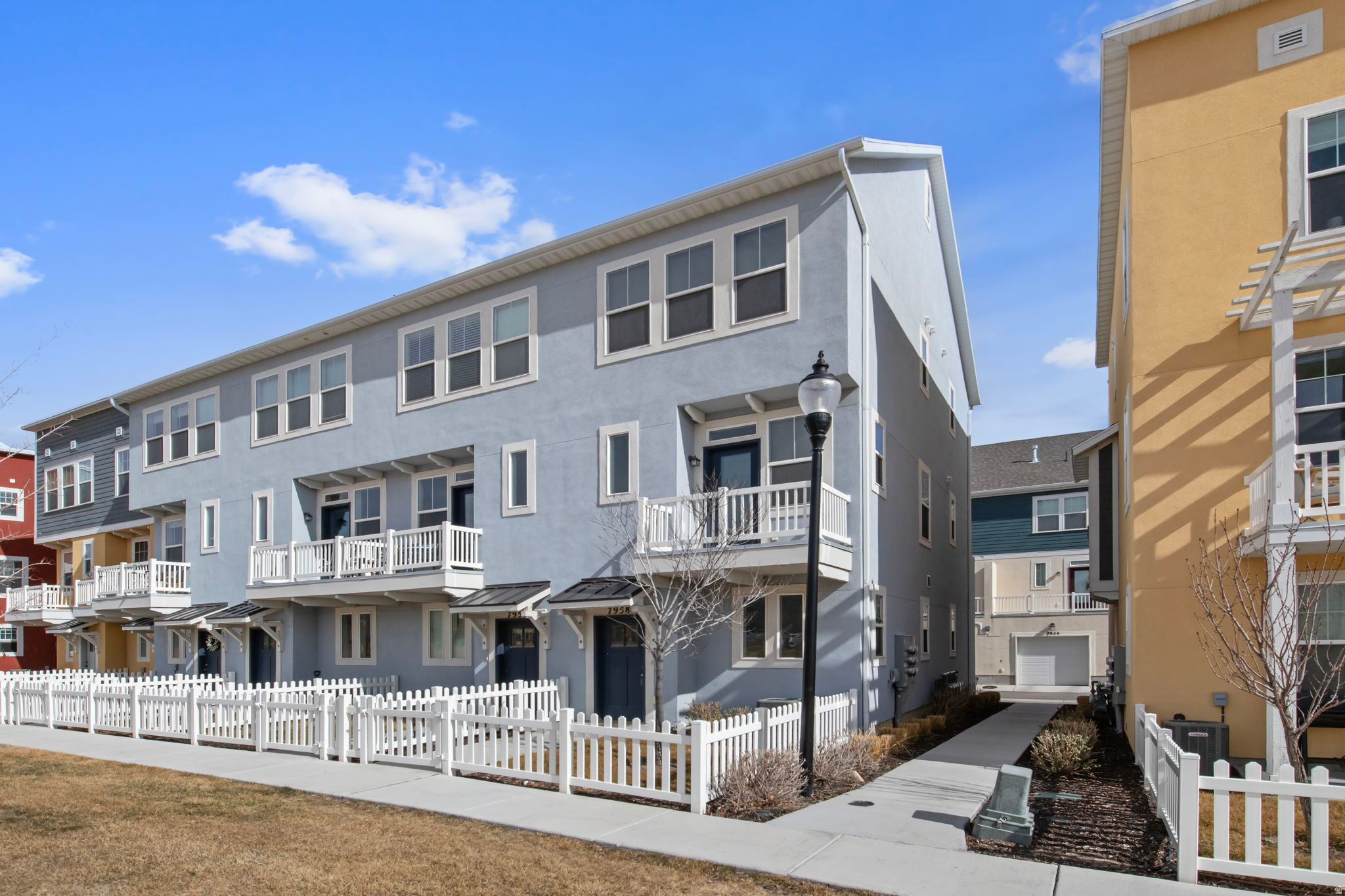Welcome to your COMFORTABLE and inviting 2-bedroom, 2.5-bath townhouse. Designed with CONNECTION and comfort in mind, this open-concept home offers a bright, WELCOMING space where you can gather, unwind, and truly feel at home. The seamless flow between the kitchen, dining, and living areas makes it easy to share meals, conversations, and quiet evenings together. You'll love being just minutes from Jordan Landing, with ABUNDANT shopping, dining, coffee spots, and entertainment options. Commuting is simple with quick access to Bangerter Highway and Oquirrh Mountain Highway, making it easy to reach Salt Lake City, and local attractions. Square footage figures are provided as a courtesy estimate only and were obtained from county records. Buyer is advised to obtain an independent measurement.