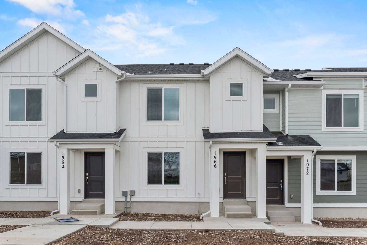 Affordable & Beautiful new DALTON townhome (Modern Farmhouse Exterior) with 2-car garage, Open concept living on the main floor with a pop-out in bedroom 1 and a pop out bench on the entry level. Quartz kitchen and bathroom countertops, laminate flooring, cabinets, pantry, and crawl space for storage. The second floor has three bedrooms including a master bedroom with a private bath with an integrated walk-in closet, a laundry room, and another full bathroom for the other two bedrooms. * ESTIMATED COMPLETION JULY 2026 ** Special Interest Rates are Available ** with our Builder Forward Commitment (BFC) if you use DHI Mortgage in addition to receiving up to $4,000 toward closing costs. **** Ask me about our 7/6 ARM rate or the Chenoa No down financing options. Ask me about our generous home warranties, active radon Mitigation System, and Smart Home Package, which is included in this home. The actual home may differ in color, material, and/or options. Pictures are of a finished home of the same floor plan and the available home may contain different options, upgrades, and exterior color and/or elevation style. Square footage figures are provided as a courtesy estimate only and were obtained from building plans. No representation or warranties are made regarding school districts and assignments; please conduct your own investigation regarding current/future school boundaries.