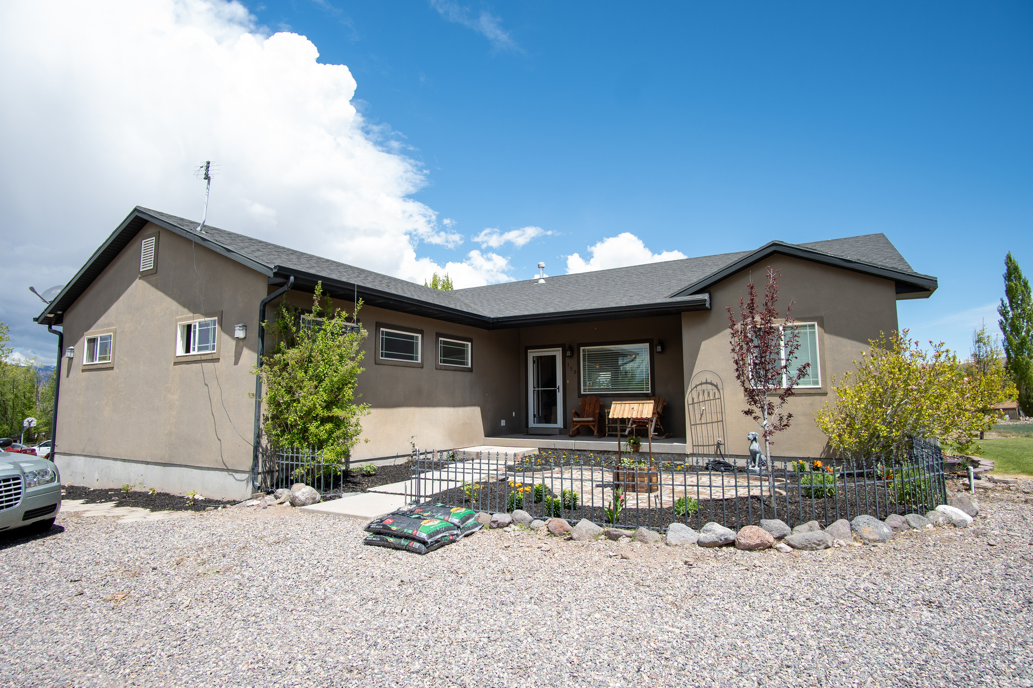 Welcome to this beautiful 5-bedroom, 3-bathroom home in the desirable community of Annabella, Utah! Built in 2008 and situated on a spacious 0.58-acre lot, this property offers room to live, entertain, and grow.  Enjoy peace of mind with a brand-new roof backed by a 50-year warranty. The main level features 3 bedrooms, 2 bathrooms, a convenient laundry room, and an open-concept kitchen and family room designed for comfortable everyday living.  The fully finished walk-out basement is an entertainer's dream, complete with a large family room, second kitchen, theater room, 2 additional bedrooms, and a full bathroom. Whether you're looking for a mother-in-law suite, multi-generational living space, or an income-producing rental opportunity, this versatile lower level offers endless possibilities. Continue renting the basement to help offset your mortgage or enjoy the extra space for family and guests. Don't miss this rare opportunity to own a spacious home with flexibility, functionality, and long-term value in the heart of Annabella!