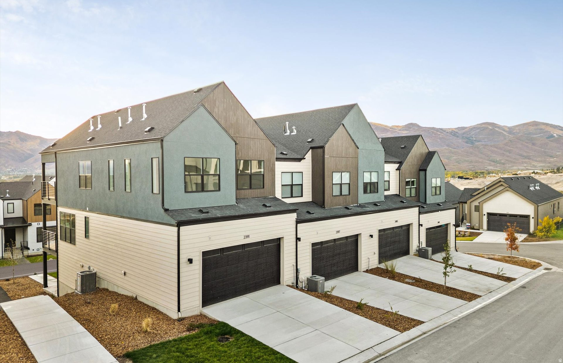 LOT #126 Quick Move In/Spec Home - * Ask about our amazing rate buydown options and other incentives* This beautiful Crest floorplan townhome offers 3 spacious bedrooms, a chef's kitchen designed for entertaining, fireplace and loft. Thoughtful details include stylish bathroom tile surrounds throughout and two balconies overlooking the Wasatch Mountain range, This home blends comfort, quality, and year-round adventure. Estimated completion of May/June! Please call/text or email me for more information on how to show or submit an offer. Sales Center Hours: Open Monday-Saturday from 10:00AM - 6:00PM. Also available for homeowners (for extra fee) in the Jordanelle Master Plan Community only, the private members club - The Ridge Club https://jordanelleridge.com/ridge-club/  Buyer to verify square footage. No representation or warranties are made regarding school districts and assignments; please conduct your own investigation regarding current/future school boundaries. *Actual home may differ in color, material, and/or options. Pictures are of a model home of the same floor plan and the available home may contain different options, upgrades, and exterior color and/or elevation style.*