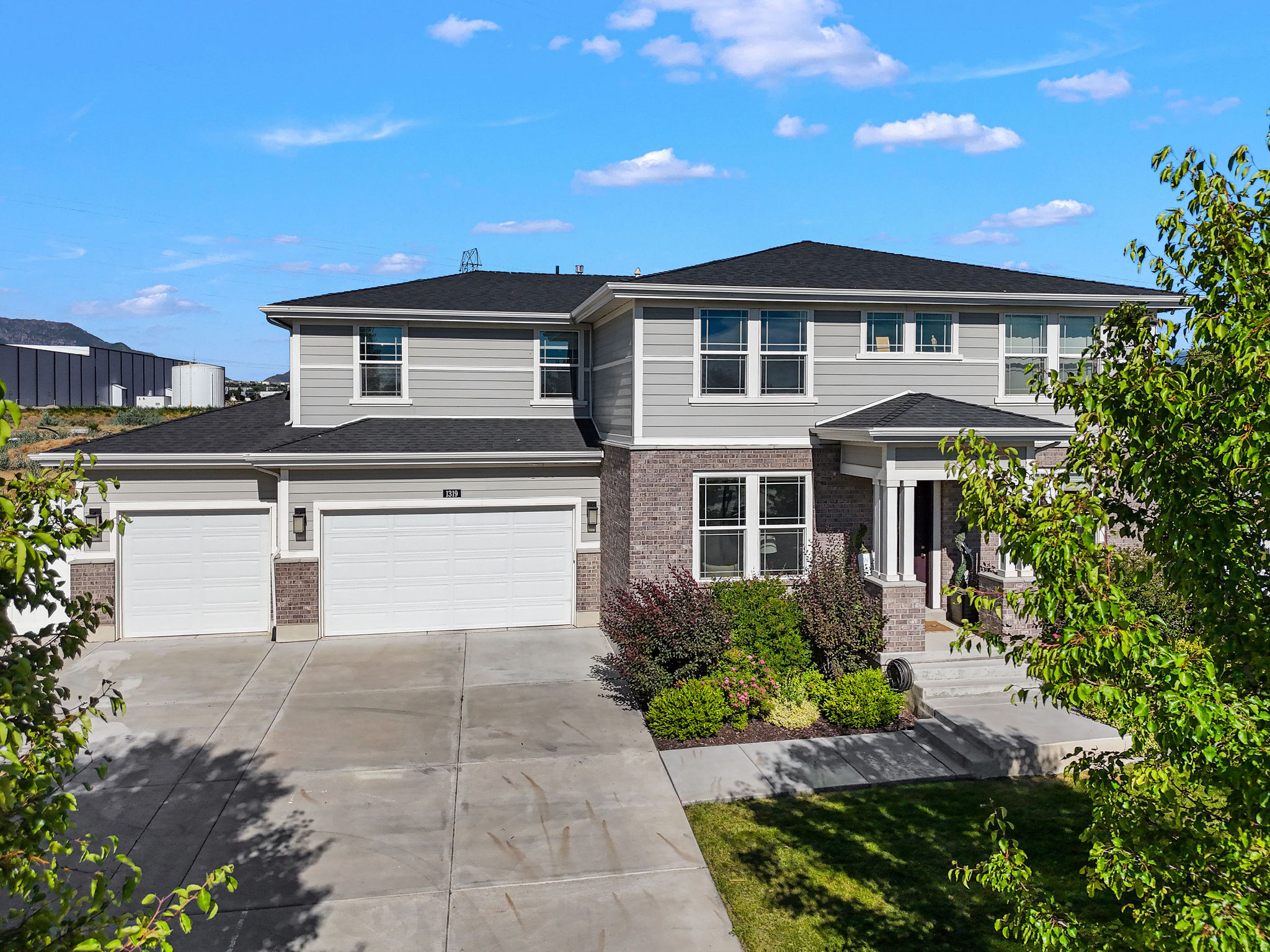 *** DREAM COME TRUE AT THE END OF CUL-DE-SAC *** West facing for afternoon shade in the backyard.  No backyard neighbors and great mountain views. 9 foot ceilings on the main floor. Formal living room, main floor office, and a LARGE open kitchen / family / dining area with lots of natural light. Granite countertops & stainless steel appliances.  Walk in pantry has the "Costco" door for easy grocery loading. Mud room and 1/2 bath on the main. Upstairs has the master suite with double sinks, large walk in closet, and separate tub & shower.  Upstairs also has 2 more bedrooms, 1 more bath. laundry, and a BIG bonus / theater room wired for surround sound.  Every bedroom has walk in closets. Basement has a walk out entrance, and is fully finished with a big family room, bedroom, den, and bathroom. Backyard is fully fenced, with storage shed, in ground trampoline, playground, fruit trees, and vegetable garden boxes. Plenty of RV parking. Quiet neighborhood, and within walking distance to Syracuse High School. The community has a POOL and a walking trail right behind the house. House has 2 furnaces, instant hot water heater, Trimlight permanent lighting, and security system.