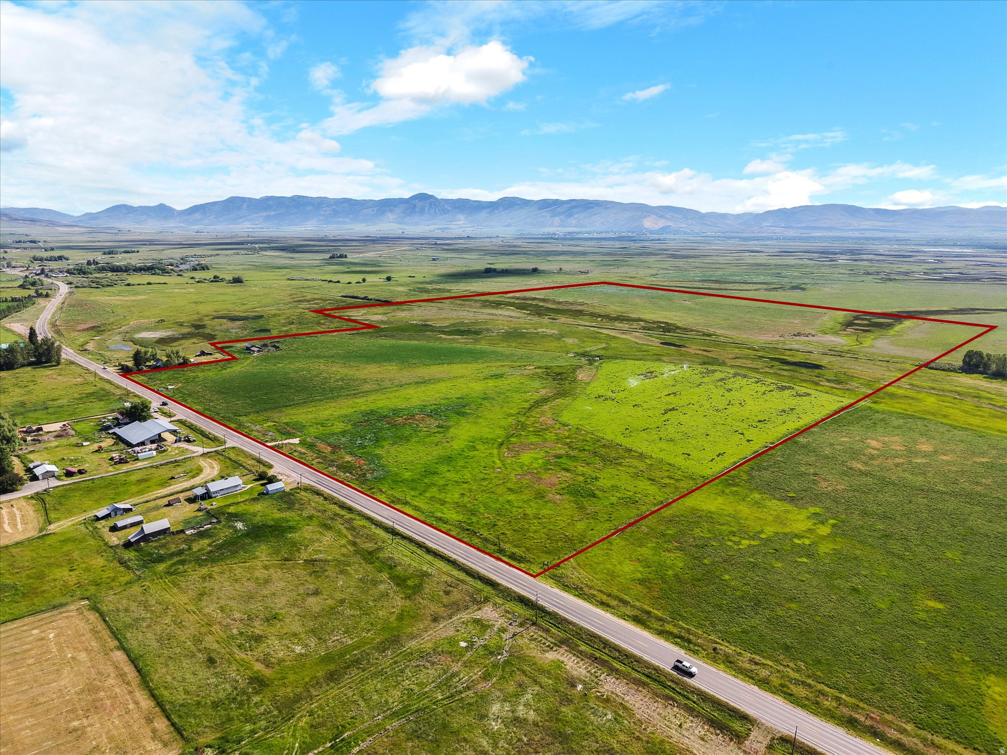 Located about 7 miles west of Montpelier and 3 miles north of Paris on east side of Highway 89, this 115-acres would be an amazing investment property for agriculture or a subdivision to accomodate the families that love Bear Lake and want to have a mini farm for horses, chickens etc on a little acreage, or a fabulous campground/RV Park. Power along Highway 89, water rights owned. Only 15 minutes to forest for summer/winter activites and hunting. Only 20 minutes to Bear Lake North Beach State Park for the best sandy beach and boat launch. Perfect time to invest in beautiful Bear Lake!