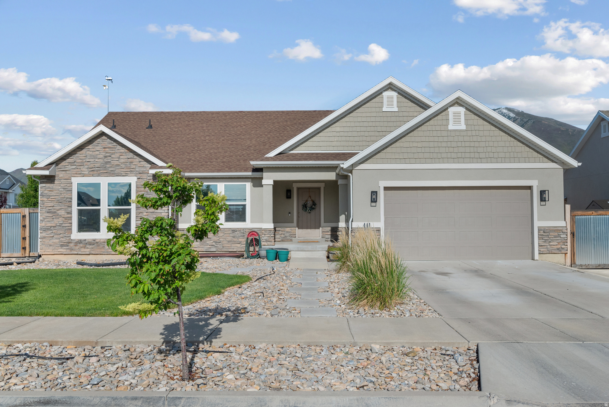 Need room to grow in the Maple Mountain High area? This stunning 3,735 sq. ft. home offers the perfect blend of comfort, entertainment, and convenience. Featuring 5 bedrooms and 4.5 baths, this home includes a spacious cook's kitchen, large dining area, sunken theater space, and a basement kitchen area already plumbed and wired for future use. Movie nights are ready to go with the included projector, screen, and 7-speaker surround sound system. Tucked into a fantastic neighborhood that feels private while remaining close to shopping, schools, and city conveniences. Open House - May 30th | 12 PM2 PM Showings available with at least one hour notice.