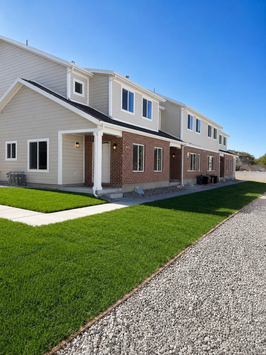 Move-in ready and brand new in the established Pheasant Brook community, this rare offering is one of only 12 newly constructed townhomes available within one of Centerville's most desirable neighborhoods. Enjoy the unique combination of new construction and the charm of an established community with mature landscaping, a community pool, clubhouse, scenic walking paths, a tranquil pond, and a beautiful park-like setting. This stunning end-unit townhome features 3 bedrooms, 2.5 bathrooms, and a spacious two-car garage. Inside, the bright, open-concept layout is designed for modern living and effortless entertaining. The stylish kitchen includes quartz countertops, abundant cabinetry, and a large walk-in pantry. Quartz countertops continue throughout all bathrooms, while the spacious primary suite offers dual sinks, generous storage, and a relaxing retreat. Enjoy the convenience of low-maintenance living with easy access to shopping, dining, schools, and major commuter routes.