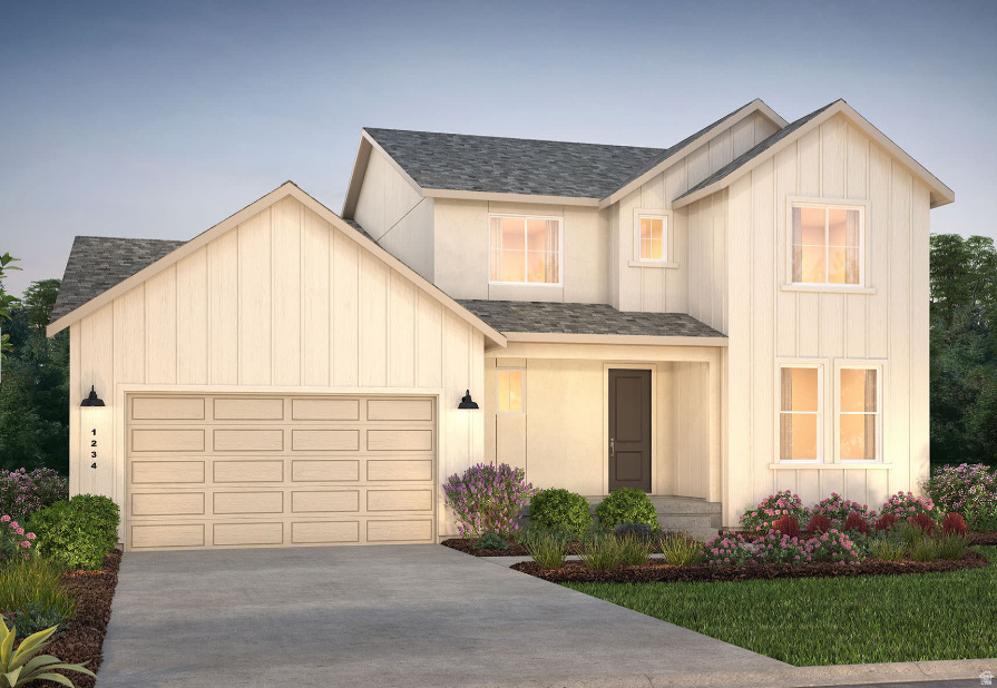 *Currently under construction with completion in November 2026* This Canyonlands floor plan is a beautiful 5 bed 3 bath home with the owners suite on the main level, as well as an additional bed and bath on the main level to use as additional bedroom or office.  It boasts a 3 car garage, 2 story vaulted living area with an oversize gas fireplace, 3 additional bedrooms with a loft upstairs, and an unfinished 1842 sq ft basement for all the extra storage and room to grow.  Located on .27 acres!  Call to set up a tour and ask about our 1-2-5-10 year warranty with Pulte!