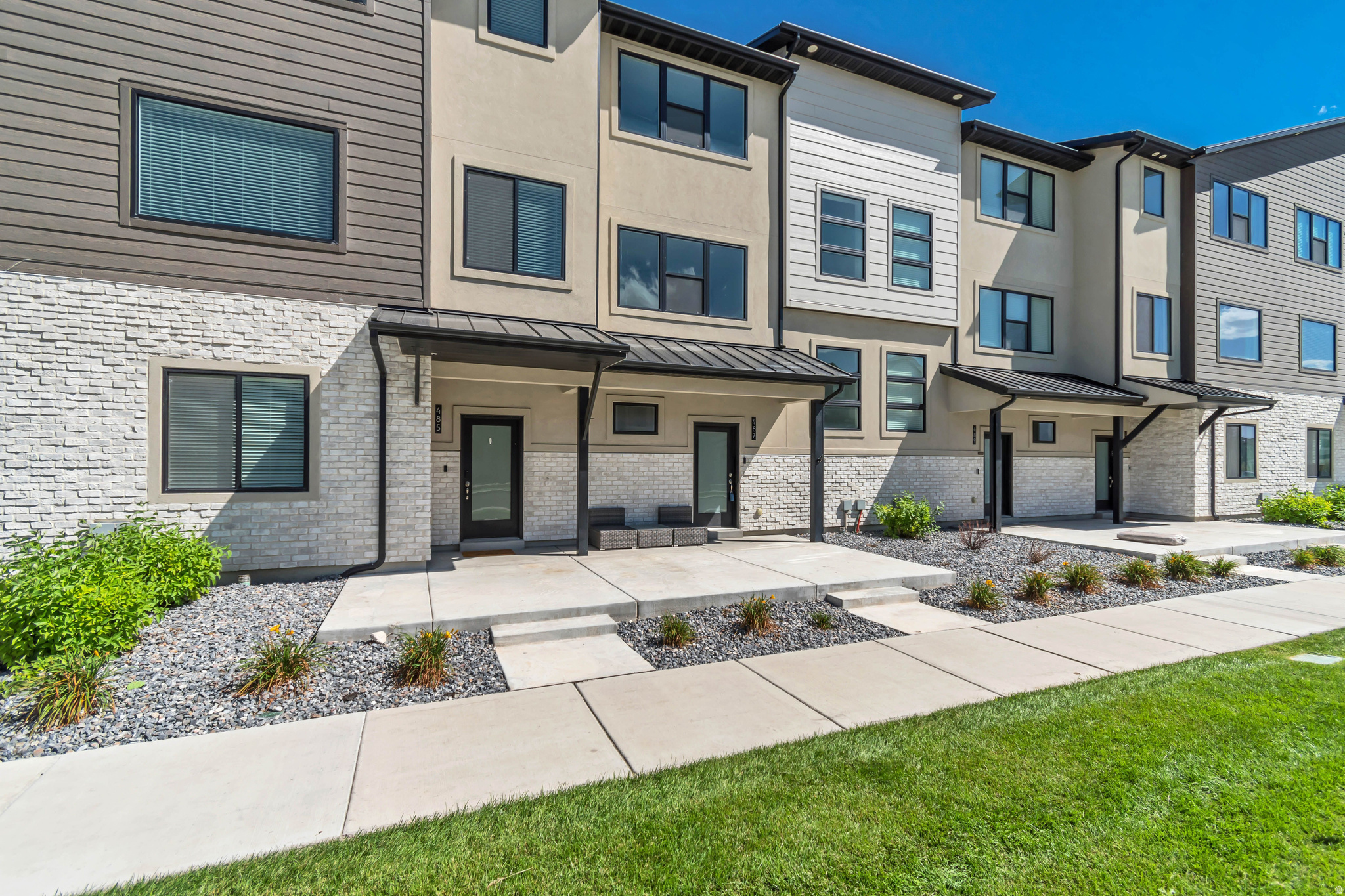 Beautiful ready to move into townhome located near TRAX station, with easy access to shopping and I-15. Priced more competitively than the competition, especially when considering the well cared-for and CLEAN condition of this unit. Extra build outs in closets and garage space for storage. Windows sized and placed on every level that bring in lots of natural light, making the home feel spacious and bright. Living areas and kitchen are open and spacious. Primary suite has walk in closet, double vanities, and is well appointed. Seller financing available. Contact listing agent for terms and details.