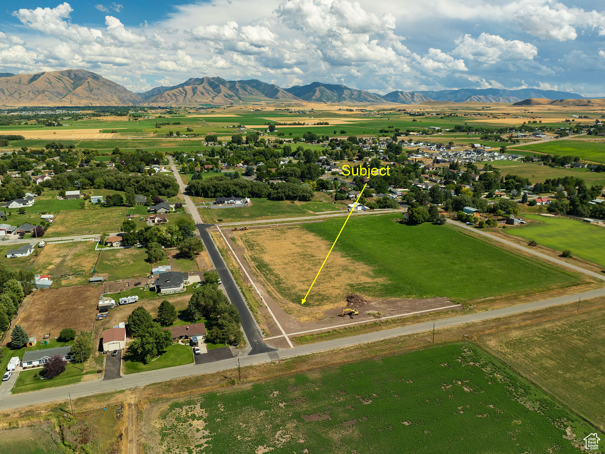 Welcome Home to Wellsville! Amazing views of the Wellsville Mountains right out your Door.  This lot is ready for your dream home with plenty of room for out buildings, garden space and /or  horse or two. The Murray Farm just up the foothills to the west was purchased and put into BLM a few years back preserving this south part of the mountains and many riding trails. This lot has the option to Face your home either West or North!