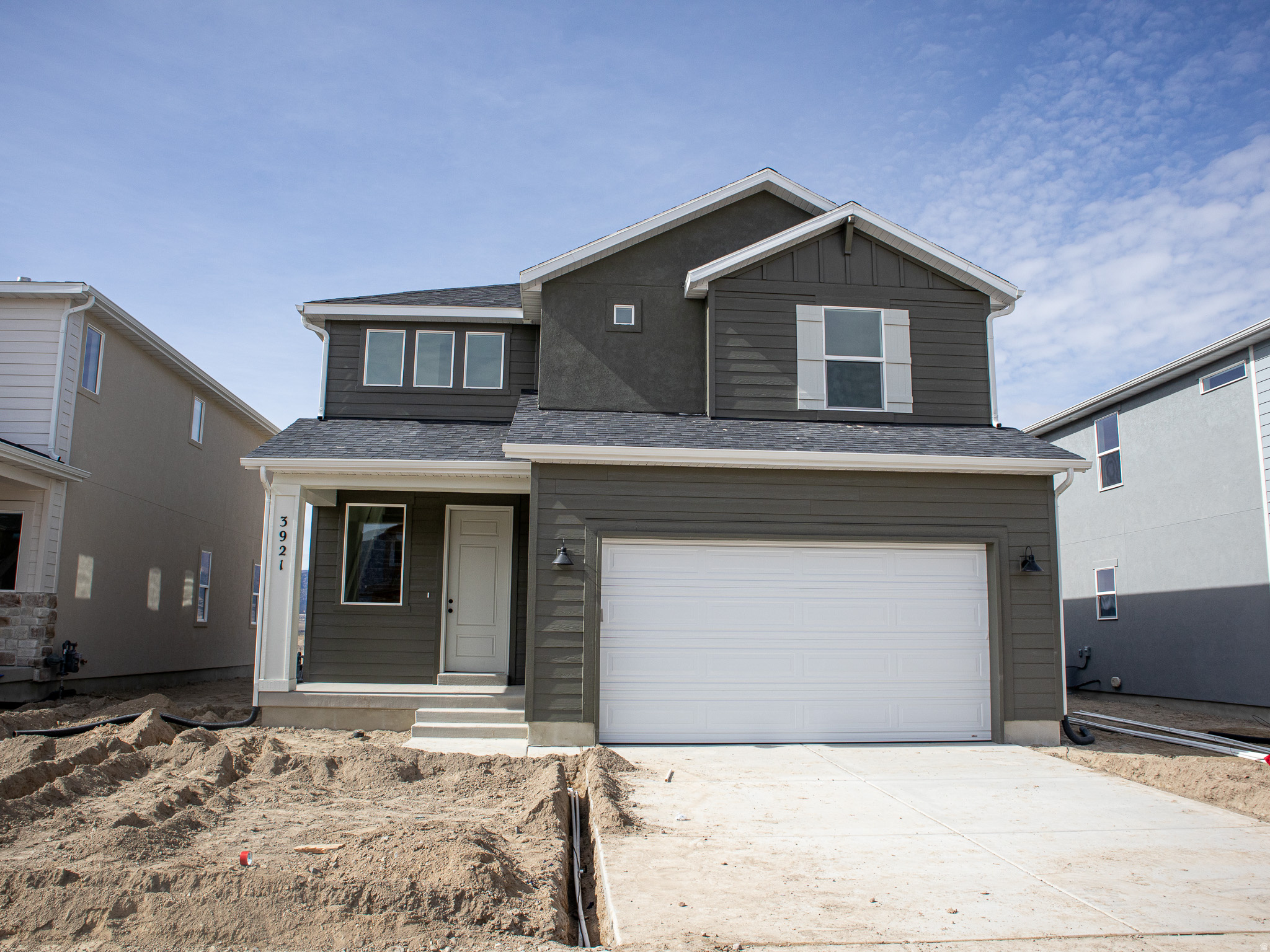 INTEREST RATES STARTING AS LOW AS 4.99% with our preferred lender or AMAZING $15,000 INCENTIVE TOWARDS CLOSING COSTS, RATE BUYDOWN, OR PRICE REDUCTION REGARDLESS OF LENDER! (Talk to agent for conditions). Must-see Harmony Community in Eagle Mountain! Move-in ready! This beautiful home built by Flagship Homes features 4 bedrooms, 2.5 bathrooms, quartz slab countertops, painted cabinets, laminate flooring on the main level, a large loft on the 2nd floor, landscaped front yard, 2 car garage, and backyard (can be landscaped for an additional charge). The primary bedroom has a vaulted ceiling, large walk-in closet, and dual sinks with a separate tub/shower. With an unfinished basement, this home provides space for storage and room to grow. (If preferred, basement can be finished for an additional charge.) 1GB fiber optic internet included in the HOA dues. Call for more information or stop by our model home at 656 E. Nathan Street, Eagle Mountain for a tour. Model home hours: Monday-Saturday 11 AM - 6 PM. Buyers to verify all information. Square footage is from house plans.