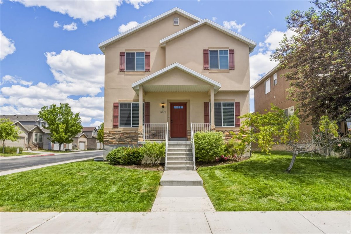 Welcome to this beautifully maintained South Salt Lake home offering spacious, modern living in an unbeatable central location. Built in 2014, this 3-bedroom, 2.5-bath residence features an open and functional floor plan with generous living spaces, a two-car garage, and contemporary finishes throughout. The main floor features an open kitchen and dining area that connects to a gathering space. The large primary suite features a bathroom with tub / shower combo and a gorgeous covered patio above the garage to enjoy quiet mornings and evenings looking at the mountains. Conveniently located near shopping, dining, parks, TRAX, and freeway access, this home provides easy connectivity to downtown Salt Lake City, Sugar House, and the entire Salt Lake Valley. Enjoy comfortable living in a vibrant and growing neighborhood with nearby recreation, schools, and everyday amenities just minutes away.Square footage figures are provided as a courtesy estimate only and were obtained from tax records and previous listing .  Buyer is advised to obtain an independent measurement.