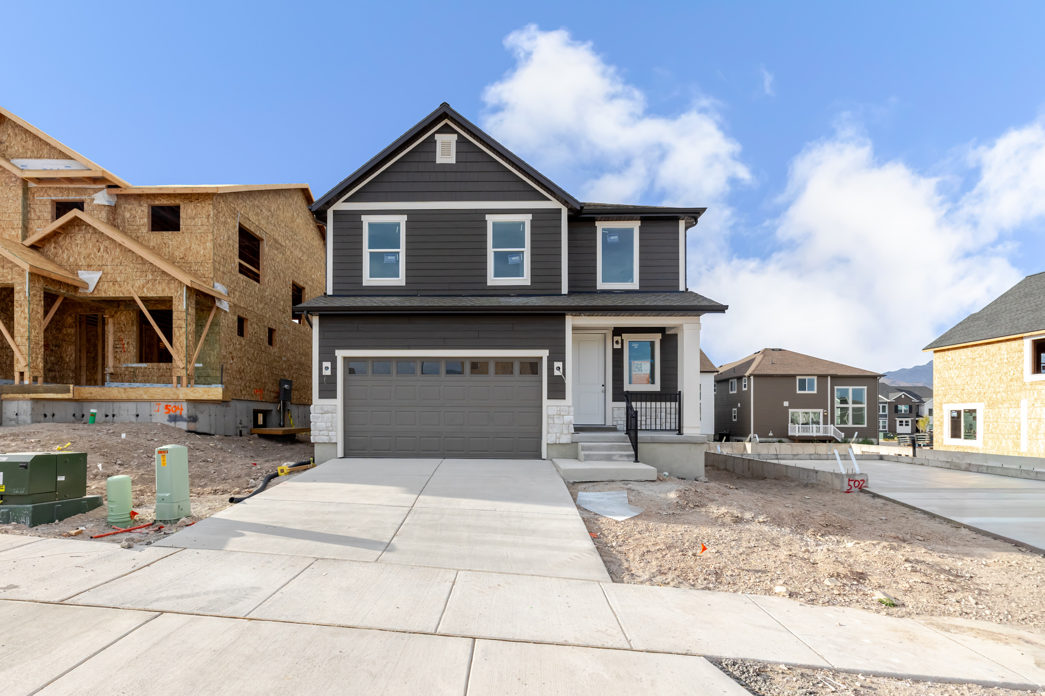 Welcome to your brand-new single-family home at River Point - where modern design meets comfort and functionality. With an open-concept layout perfect for everyday living and entertaining, this thoughtfully designed space offers both style and convenience. Enjoy the privacy of your own home while staying close to everything Lehi has to offer. As part of this vibrant new community, you'll love amenities like a clubhouse with a gym, a spacious pool, and a playground. Reach out today to learn more or schedule your visit! (JORDAN LOT 503)