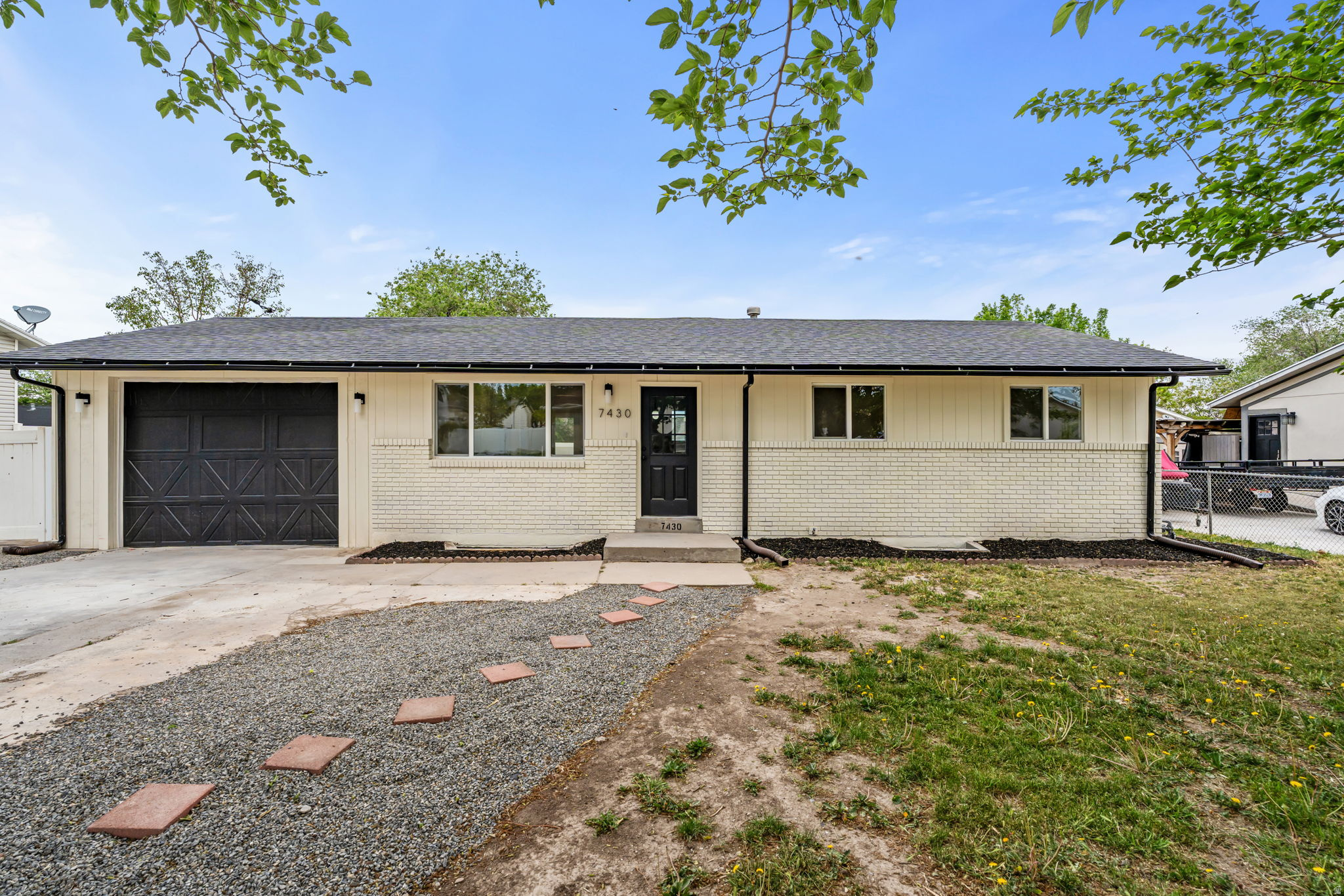 Space, function, and thoughtful design all in one. This 6-bedroom, 4-bathroom home was updated with an open layout that makes every square foot count. It includes 2 full kitchens, 2 laundry setups, and a chef-ready pot filler. Outside, a fully fenced backyard frames a new deck extending to a patio with a basketball hoop, plus RV parking and an extra-length garage. Room for everyone and everything, come see it for yourself. Square footage figures are provided as a courtesy estimate only and were obtained from county records.  Buyer is advised to obtain an independent measurement.
