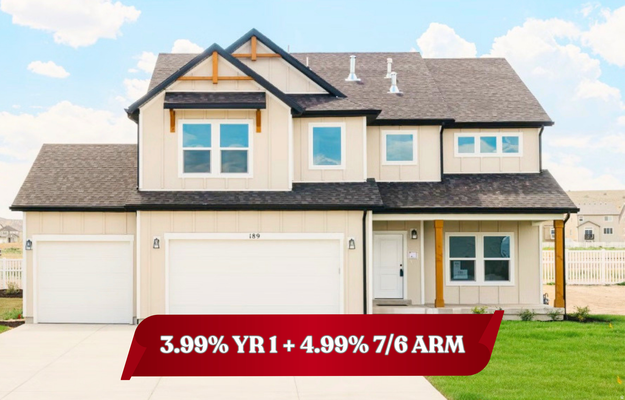 Open House check in at model home: 917 W Columbia Ct, Riverdale. !! 3.99% year 1 & 4.99% 7/6 ARM + FREE FINISHED BASEMENT!! This one doesn't just offer upgrades, it delivers a fully elevated lifestyle in one of Riverdale's most tranquil locations. - $161,660 in upgrades - 3rd car garage + EV charger outlet - Finished 9-ft basement - Whirlpool gourmet appliances - Countertop stove + soft-close cabinets - Open concept main level - 6' x 5' island with extended cabinetry - LVP flooring - Soaking tub + separate shower in primary suite - Modern gas fireplace with shiplap surround - Smart home system with fiber internet - Extended driveway - Full surround James Hardie siding - Quartz countertops throughout - Upgraded matching cabinets & countertops in kitchen and bathrooms Welcome to the Summit-a refined blend of space, design, and thoughtful upgrades across 3,759 sq ft, 5 bedrooms, and 4 bathrooms. From the moment you step inside, the layout unfolds with intention. A versatile flex room sits just off the entry, ready to become a home office, lounge, or creative space. The open-concept main level is both expansive and inviting, anchored by a sleek modern fireplace with shiplap surround and a gourmet kitchen that truly delivers-featuring a statement island, countertop stove, soft-close cabinetry, and premium finishes that make everyday living feel elevated. Upstairs, the primary suite is designed as a private retreat, complete with a soaking tub, separate shower, dual vanity, and generous walk-in closet. Additional bedrooms, a spacious loft, and a conveniently located laundry room create a layout that adapts effortlessly to your lifestyle. The finished 9-ft basement adds even more versatility with a large recreation area, two bedrooms, and a full bathroom-ideal for a media room, fitness space, or extended living setup. Set within the Riverdale community, this home offers that rare combination buyers are chasing-peaceful, quiet surroundings with unbeatable convenience. Enjoy nearby parks, mountain views, and open green space, all while being just minutes from premier shopping, dining, and quick freeway access for an easy commute. Built with intention, designed with style, and positioned in a location that truly delivers-this is where comfort meets long-term value. Photos represent the same floor plan and may not reflect the exact finishes of this home. *Interest Rate Disclaimer: The rate is based on 780 credit with 10% down. We will charge buyer 1 point to get this rate. Please call us if you have any questions regarding promo. Must use Builder's Preferred Lender. Additional conditions , qualification and restrictions may apply.*