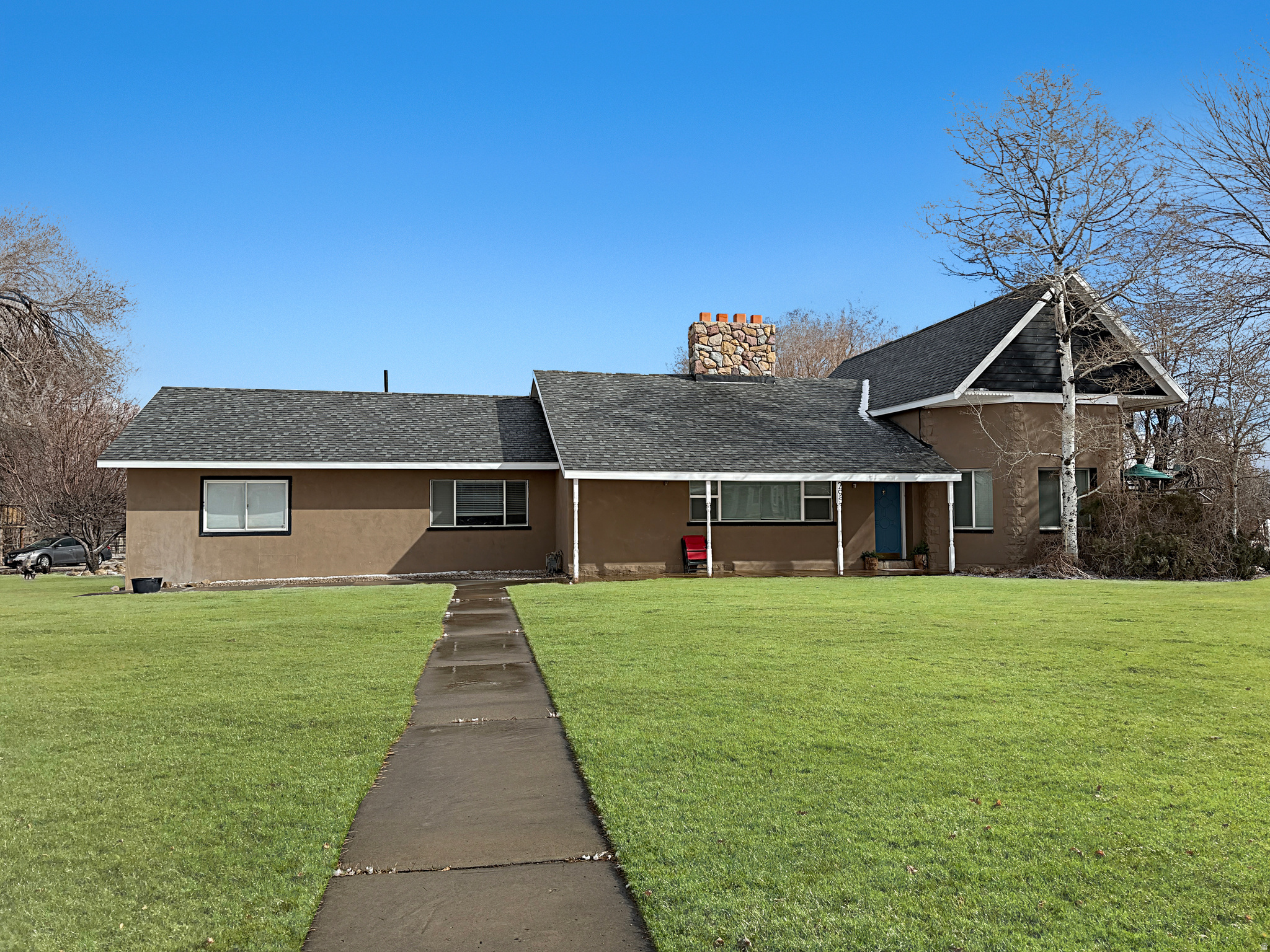 5 bed, 2 bath home on 2.43 acres with a detached 1 bed, 1 bath bunkhouse-ideal for guests or rental income. Property includes large shed, Conex storage container, horse corrals, swim spa, and hot tub. Prime location just 2 blocks from the grocery store, centrally located between elementary and middle schools, and quick access to Ferron Canyon, Millsite Reservoir, golf course, camping, horseback riding, hiking, and ATV recreation.  Roof replaced in January 2026.  Includes parcel 05-0087-0052 for a total of 2.42 acres.
