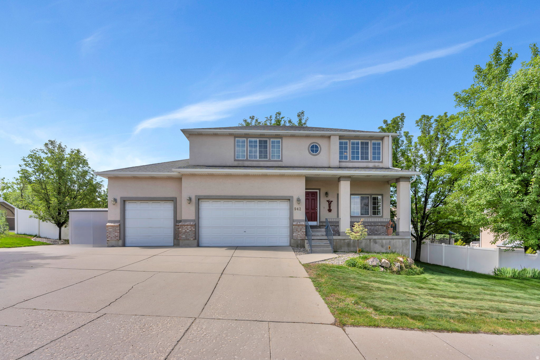 Tucked away in a quiet Draper cul-de-sac, this spacious home offers an incredible amount of square footage for the price in one of the area's most sought-after neighborhoods in this price range. You'll love the peaceful setting, proximity to parks, three car garage, and access to highly rated schools. The backyard is a standout feature-beautifully designed with a large shaded deck that's perfect for relaxing, hosting BBQs, or enjoying summer evenings outdoors. With a great layout, and an excellent location, this is the kind of home that doesn't come along often. Priced just right for a quick sale.