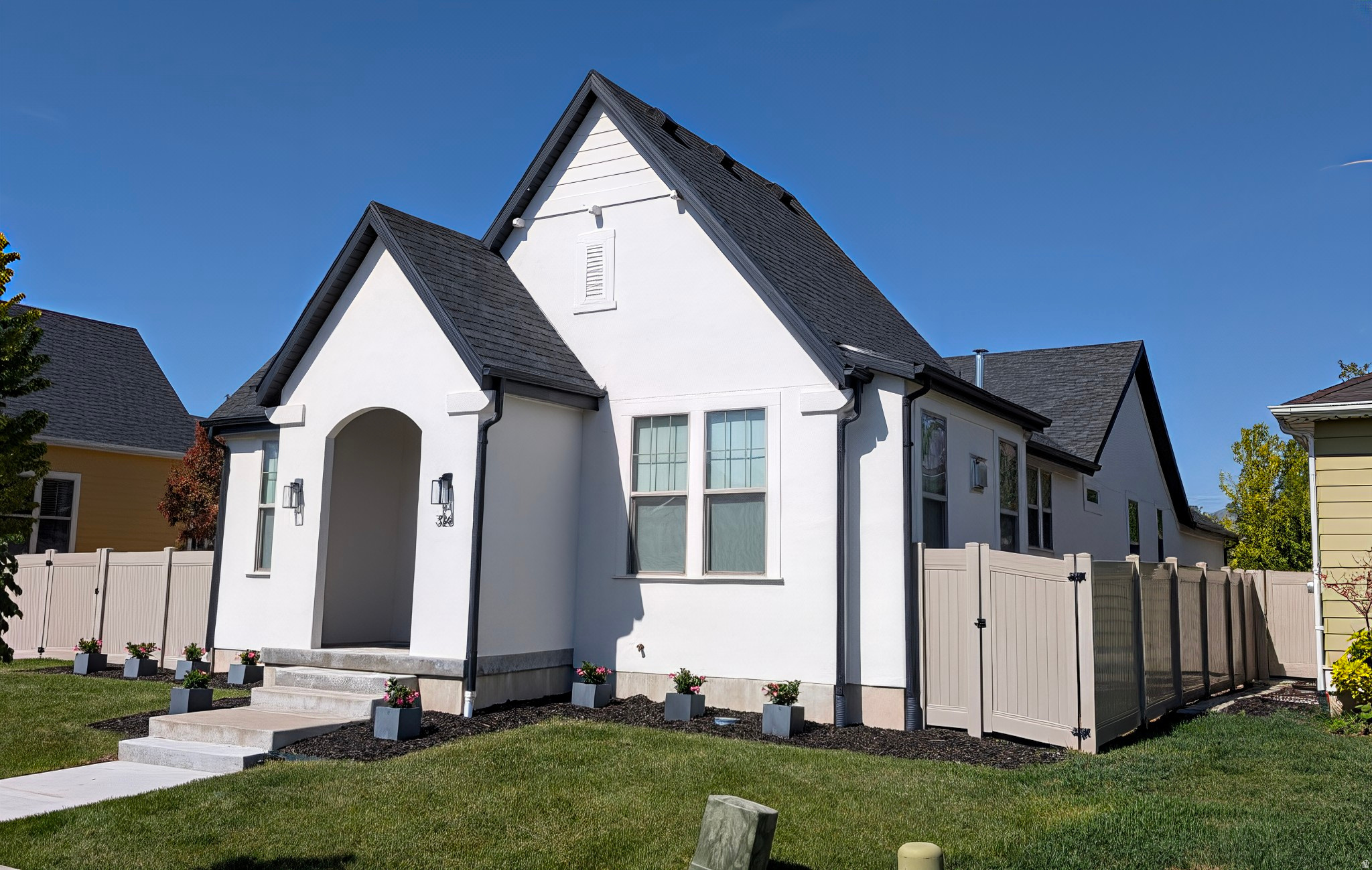 Thanks for taking a look at our beautiful home in the highly desirable Hill Farms neighborhood of Kaysville! This thoughtfully updated property combines modern upgrades, smart-home convenience, and low-maintenance living in a quiet, low-traffic community. Here's what makes this home truly stand out: Major Updates & Renovations: New roof installed in 2020. Fully finished basement. Completed in 2020. Complete upstairs remodel (2022) featuring: New LVP flooring & carpet. 9FT Ceilings. Custom cabinets, countertops & backsplash. All new hardware, sinks & faucets. Updated lighting, railing & fresh paint. Brand new Samsung appliances. New exterior paint completed in 2024. New AC unit in 2020 with 10-year warranty. Two 40-gallon water heaters. One new in 2022. Premium Home Theater & Comfort Features. Dedicated movie room with Z-channel/resilient channel soundproofing. Acoustic spray foam in theater room & basement bedrooms to minimize sound transfer. 8-foot doors upstairs for an elevated, spacious feel. REME Halo LED air purification system. Water softener. Radon mitigation system. Test 2/20/26: radon level lower than minimum detectable amount. Smart, Connected & Move-In Ready. Smart home switches throughout. Ethernet wired throughout the home. Coax cable in every room. Coax run to attic for free over the air TV. Norman roller shades throughout. Parking & Exterior Perks: 3-car garage with alley access. 2 additional uncovered parking spaces. Hot tub pad with hookup ready to go. Custom-fit Christmas lights. Low-traffic neighborhood setting. Easy Living: HOA covers Weekly lawn mowing and snow removal - giving you more time to enjoy your home and less time worrying about upkeep. Added Buyer Incentive: If you use our preferred lender, we will pay all of your closing costs. This home has been meticulously maintained and thoughtfully upgraded from top to bottom. It's truly move-in ready and designed for comfort, entertainment, and modern living. Please text or message us with any questions or to schedule a private walkthrough - we'd love to show you everything this home has to offer! Square footage as per appraisal. Appraised value of $865,000 as of 2/09/2026