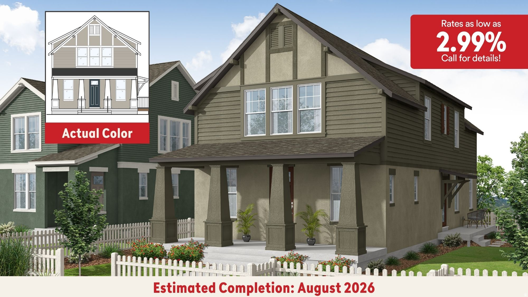**Rates as low as 2.99% with our preferred lender!!** August Completion Date- Welcome to the Willowmere-one of Daybreak's newest Cottage Court floorplans. This home features a beautiful Arts & Crafts elevation and a spacious front porch that faces a charming community paseo, offering the perfect place to relax while enjoying stunning mountain views and watching the kids or pets play. Inside, you'll love the open-concept design and inviting atmosphere. The main floor includes a convenient half bath for guests, while the expansive kitchen features a large island that's perfect for cooking, gathering, and entertaining, along with a generous pantry for all your storage needs. Every bedroom offers a walk-in closet, and the dedicated laundry room includes built-in storage shelving to help keep everything organized, plus a massive cold storage in the basement! Step outside to a fully fenced private side yard. Thoughtful upgrades throughout the home include an expanded walk-in shower, soft-close kitchen cabinetry, quartz countertops, a gas range, pull-out trash drawers, and designer finishes. Plus, with a 2-year builder warranty and a 10-year structural warranty, you'll enjoy lasting quality and peace of mind for years to come. Photos are from a previously built home of the same floorplan, finishes and options may vary. Model Home Sales Office located at: 6656 W Key Largo Way. Buyer and buyer's agent to verify all information.
