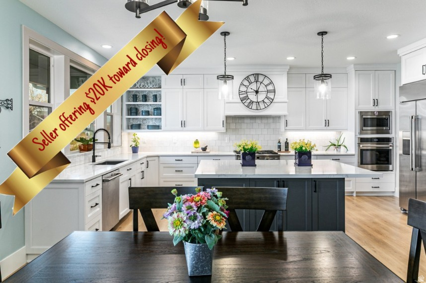 The seller is offering the buyer $20K towards closing costs with an accepted offer. These monies can be applied to buy-down the rate/points, and the fees associated with final closing costs. This is not your typical builder-grade home - upgrades and designer touches are everywhere!  Be sure to check the photo section for the full listing of features.   This oversized property in the heart of Farmington is a true must-see.  Schedule your appointment now!