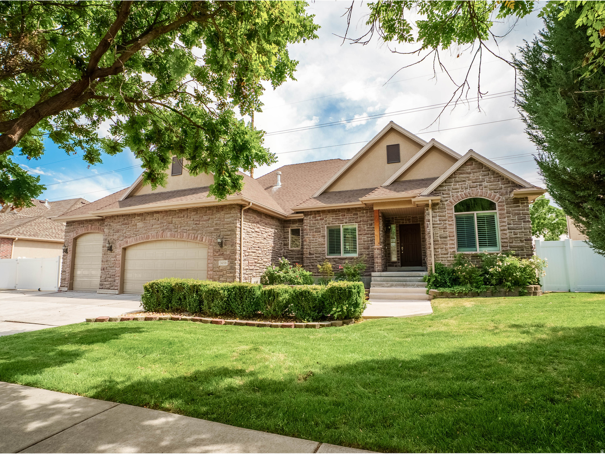 You cant beat this price for this beautiful, spacious & open rambler in Ivory Crossing with paid off solar panels. Potential ADU/mother in law apartment with walkout/ separate entrance downstairs (plenty of room to add a kitchen)! Gorgeous wood floors, vaulted ceilings, gas fireplace, ceiling fans, open kitchen with Stainless Steel appliances, granite countertops, tile backsplash and in wall double oven. Large owner's suite with bathroom, separate garden tub & shower. Basement fully finished w/three bedrooms and two bathrooms and a huge family room/ enough space to add your big screen TV and pool table. Oversized three car garage, RV pad, covered trex deck, beautiful backyard with plenty of room for flower beds & a garden. This is home aggressively priced given its location. Convenient, central location which is less than a 5 minute drive to The District and all its restaurant and shopping options ! Buyer to verify all info including square footage.