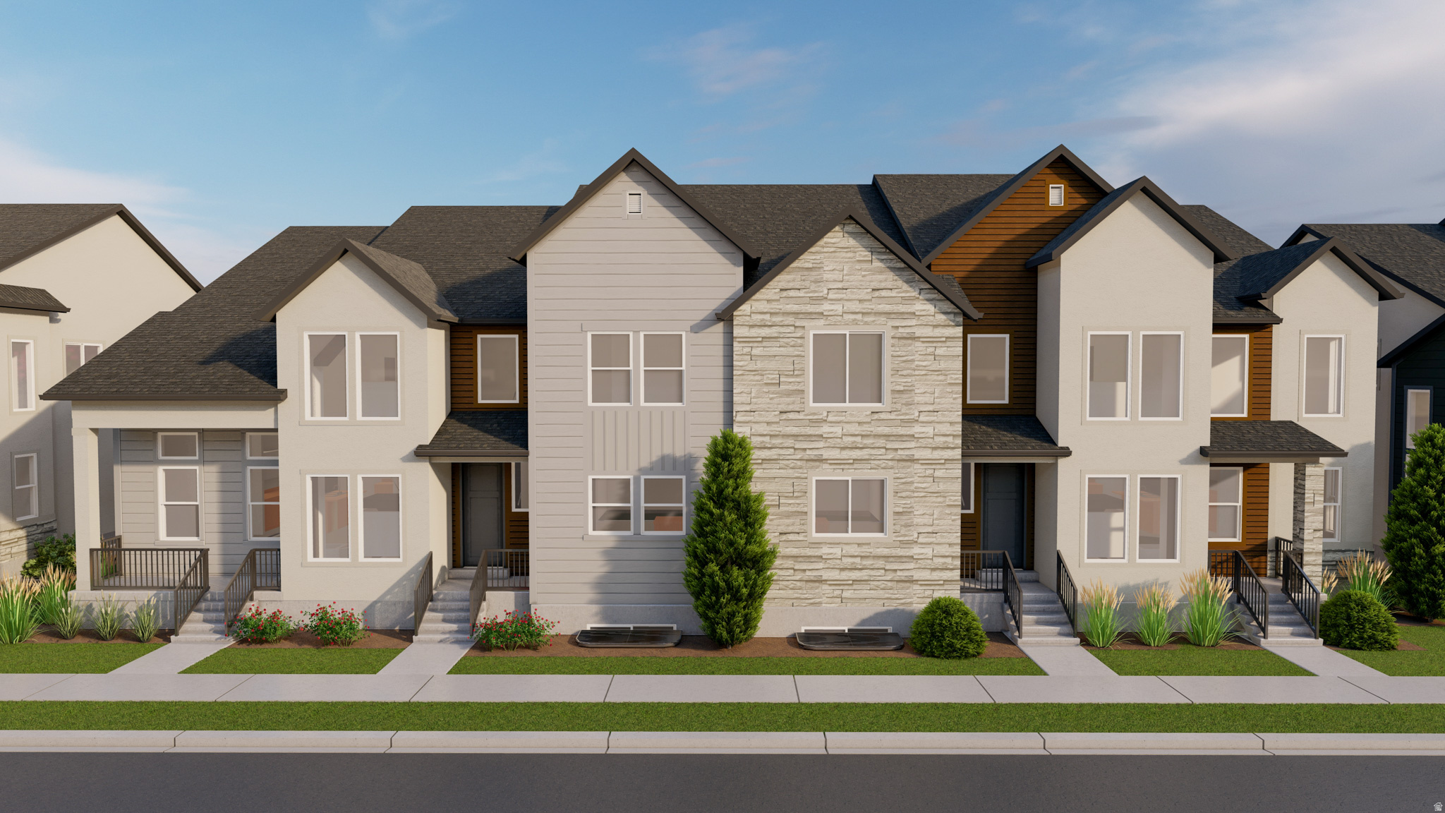 Welcome to Solari - where modern townhome living meets convenience in the heart of West Valley City! These thoughtfully designed townhomes offer stylish layouts and low-maintenance living, perfect for your lifestyle. Enjoy resort-style community amenities including a clubhouse, pool, three pickleball courts, a tot lot, expansive green space, and a connected trail system. Ideally located near Meadow Brook Golf Course, Valley Fair Mall, and Redwood Recreation Center, Solari puts recreation, shopping, and entertainment just minutes away. Come see why Solari is the perfect place to call home. Reach out today to learn more or schedule your visit!