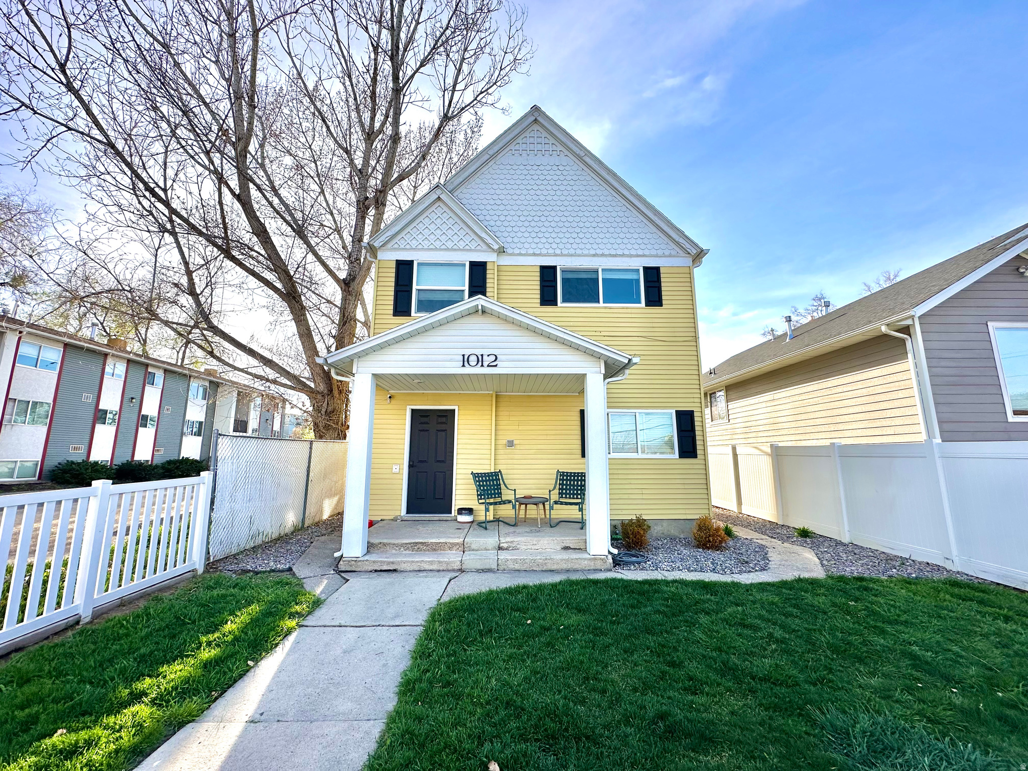 Great fourplex in downtown Salt Lake City location with immediate upside and clean renovations throughout. The property was previously generating $5,214 per month across all four units prior to Unit #1 becoming vacant - creating a turnkey move-in or lease-up opportunity for the next owner.  Unit #1 has been fully refreshed with new LVP flooring, fresh paint, an updated bathroom vanity, and brand new stainless steel appliances. Re-leasing Unit #1 brings the property right back to its prior income on day one. All units are one bed, one bath with a full kitchen, and every unit has been renovated with new kitchens, updated LVP flooring, fresh interior paint, and modern light fixtures - creating a cohesive, turnkey feel that appeals to tenants and supports long-term performance.  The exterior has seen significant improvements as well, including new windows, shutters, updated paint, new rain gutters, and refreshed landscaping. Operations are straightforward with separately metered power and gas for each unit, an off-street parking lot in the rear, and an on-site coin-operated washer and dryer providing additional variable income. Lease expirations are staggered across April, June, and August - offering a clear path to gradually optimize rents over time.  Zoned RMF-35 and ideally positioned near the Ballpark redevelopment area, the property sits just minutes from downtown with quick access to major freeways, dining, and entertainment. Whether you're an investor looking to stabilize a nearly full asset or an owner-occupant ready to live in a freshly remodeled unit while the others cover your mortgage - opportunities like this don't come around often.  Showings of Unit #1 are available now. Occupied units will be shown upon an accepted offer. Please do not disturb tenants. Buyer to verify all information. One of the owners is a licensed real estate agent.  Square footage figures are provided as a courtesy estimate only. Buyer is advised to obtain an independent measurement.