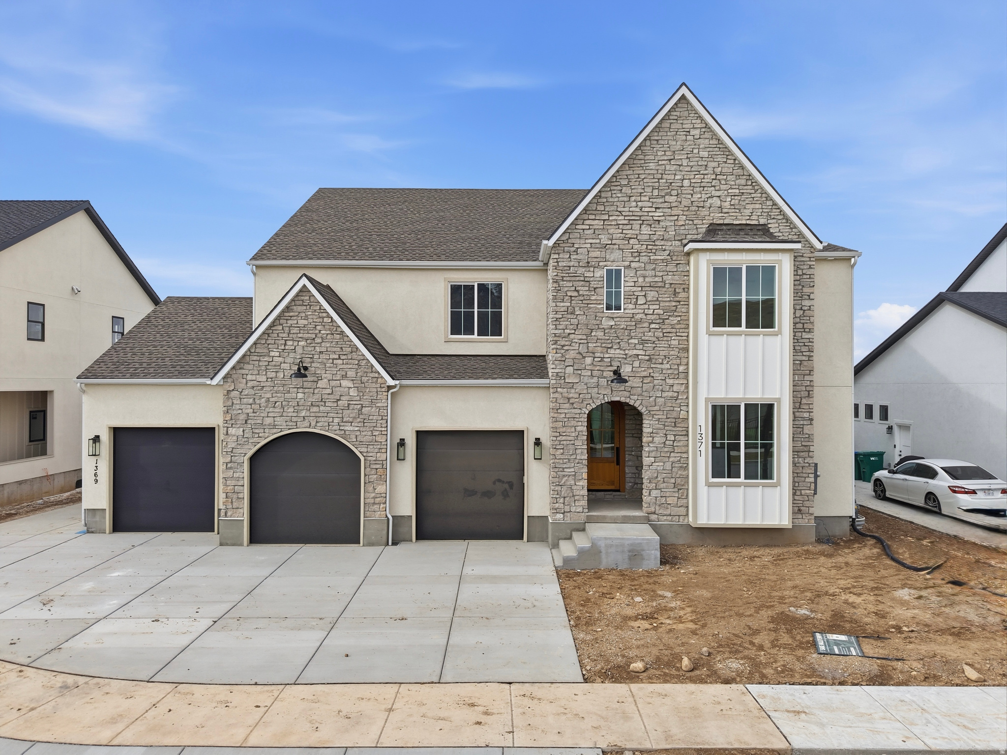 Stunning New Home in Mountain Grove Subdivision, Orem  Welcome to this brand-new residence in the sought-after Mountain Grove Subdivision, conveniently located right by Timpanogos High School. This beautiful home features a master bedroom on the main floor for added convenience, along with four additional bedrooms upstairs, providing ample space for family and guests. The fully finished basement includes a ready-to-rent ADU, offering a fantastic opportunity for additional income. With tons of natural light, and modern finishes this home is perfect for both comfortable living and entertaining. Don't miss out on this incredible opportunity!