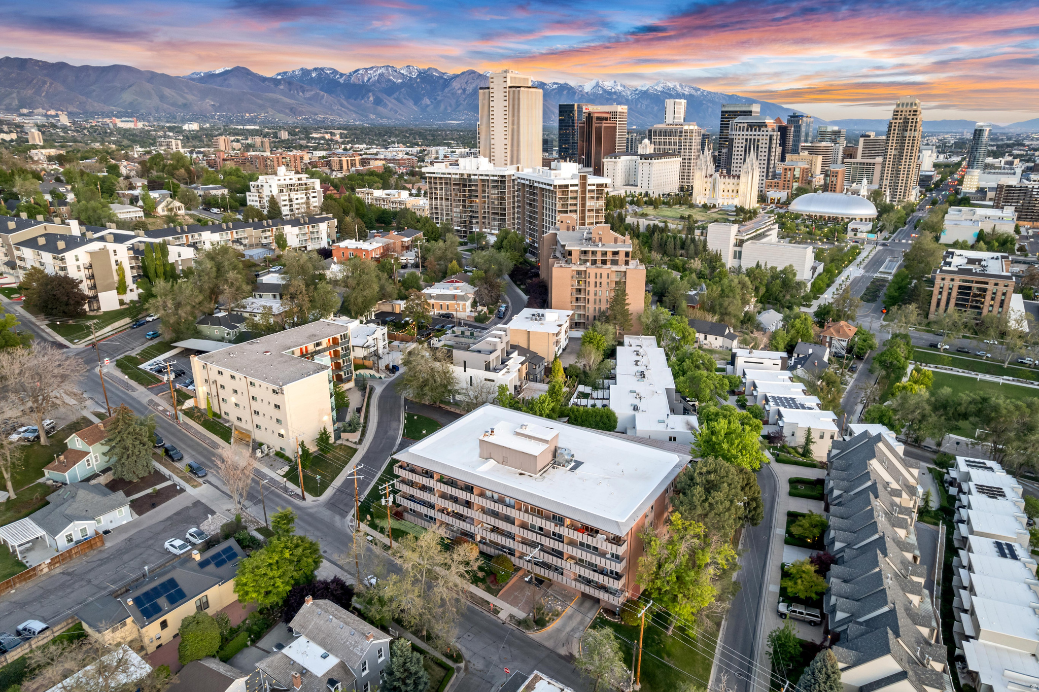 Fantastic opportunity to own a spacious level-ground condo in the highly desirable Capitol Hill area! This 2-bedroom, 1-bath unit offers approximately 1,100 sq ft of single-level living in the well-established Villa Granada/Capitol Hill Condos community. Enjoy an open layout with great natural light, generous storage, and functional living spaces ready for your personal touch.  Located just minutes from downtown Salt Lake City, this home provides easy access to dining, shopping, parks, and freeway connections. The secure building features controlled access, elevator service, and covered parking. HOA includes essential utilities and maintenance for convenient, low-maintenance living.  Square footage figures are provided as a courtesy estimate only and were obtained from County Records.  Buyer is advised to obtain an independent measurement.