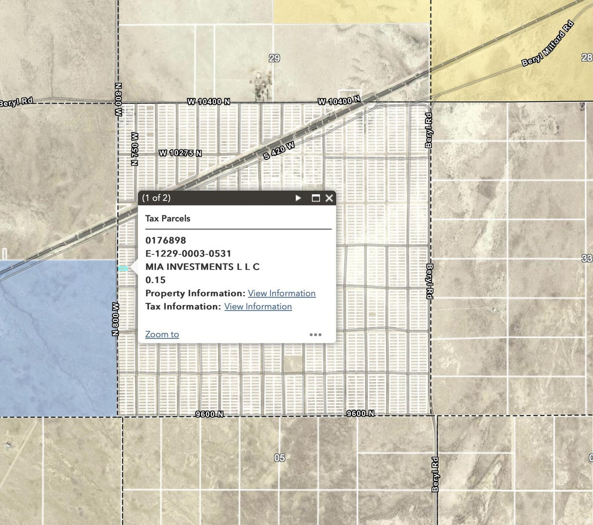 BERYL TOWNSITE - Land