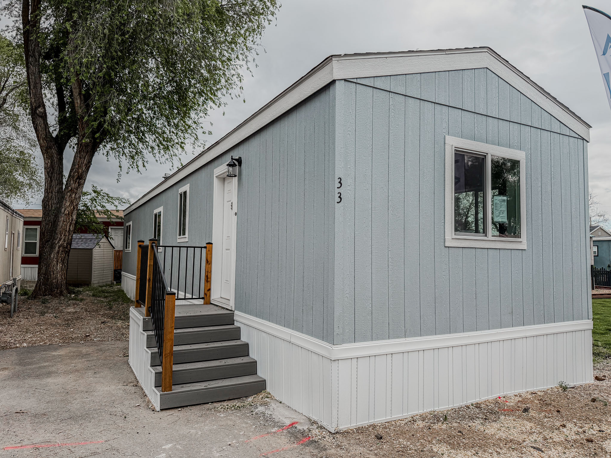 *** 1 MONTHS FREE LOT RENT and WITH PURCHASE. *** This charming 750 square feet manufactured home, built in 2026 by Cavco, offers a comfortable and modern living space in Ogden, UT. Featuring two bedrooms and one bathroom, the home includes a spacious living room perfect for relaxation and entertaining. The well-appointed kitchen comes equipped with an oven, fridge, and dishwasher, making meal preparation a breeze. Additional conveniences include a laundry room with washer/dryer hook-up, a hot water heater, and central air conditioning to keep the home comfortable year-round.  Located in the welcoming Harrisville community, this home provides residents with a peaceful and friendly neighborhood atmosphere. Harrisville is known for its well-maintained surroundings and convenient access to local amenities, schools, and parks. Whether you're looking for a quiet place to call home or a close-knit community to enjoy, Harrisville offers a perfect blend of comfort and convenience in the heart of Ogden. No land is included in this sale.