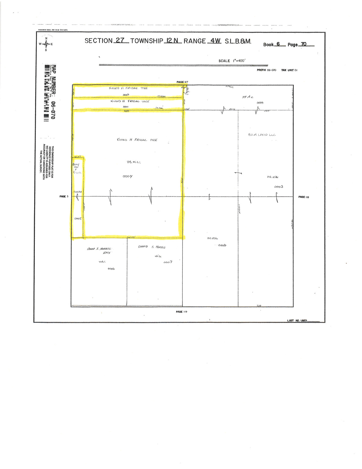 HUGE price reduction! Seller's have reduced this property by over $5.5 million! Rare find in Bothwell! Over 220 acres of prime acreage!  Well produces 2.49 CFS of water. Sale to include parcel #'s 06-070-0004, 06-070-0005, 06-070-0011, and 06-070-0010.