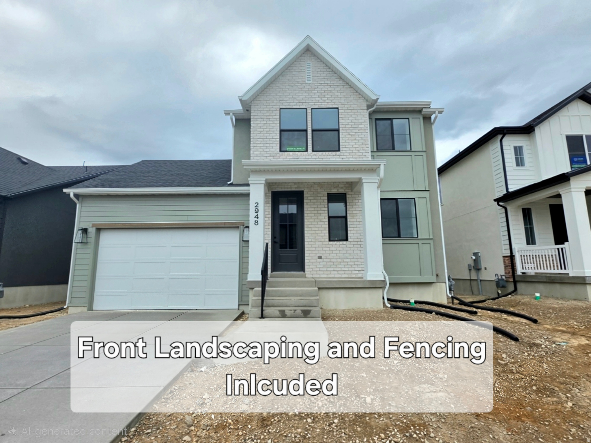 Come be part of the new JDC Ranch community in this beautiful new 2 Story home. You'll love the community vibes as you stroll through the walking trails, play at the parks, and hone your pickleball skills (coming soon). And when you're not outside you'll enjoy relaxing in your new home full of features like 9' main floor ceilings, tall windows for natural light, custom built cabinetry throughout, and a finished basement! The quality is unmatched in this price range!! Front yard landscaping and a fenced yard is included as well. Ask about our lender incentives also.