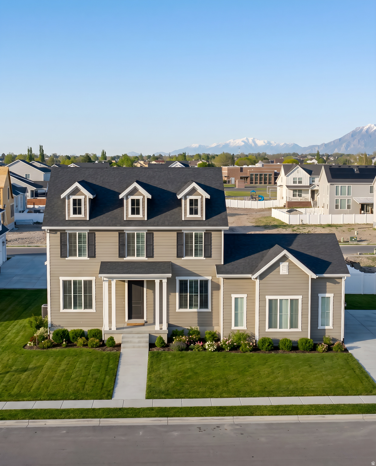 Beautiful new home in a fantastic location-walking distance to Buffalo Point Elementary and just minutes from Glen Eagle Golf Course, Costco, and the new West Davis Corridor. This thoughtfully designed floor plan features an open kitchen, dining, and great room perfect for gathering and entertaining. The kitchen showcases custom cabinetry, a large 7-foot island, and a generous walk-in pantry. Additional features include a functional mudroom, 9-foot basement ceilings, and an energy-efficient tankless water heater. The side-load three-car garage adds charm and curb appeal while offering extra-tall ceilings and plenty of space for overhead storage. The home sits on a spacious south-facing lot, providing great natural light. Home is currently under construction. Photos are based on design selections but created using AI as home is under construction. Square footage figures are provided as a courtesy estimate only and were obtained from builder plan set. Buyer is advised to obtain an independent measurement.