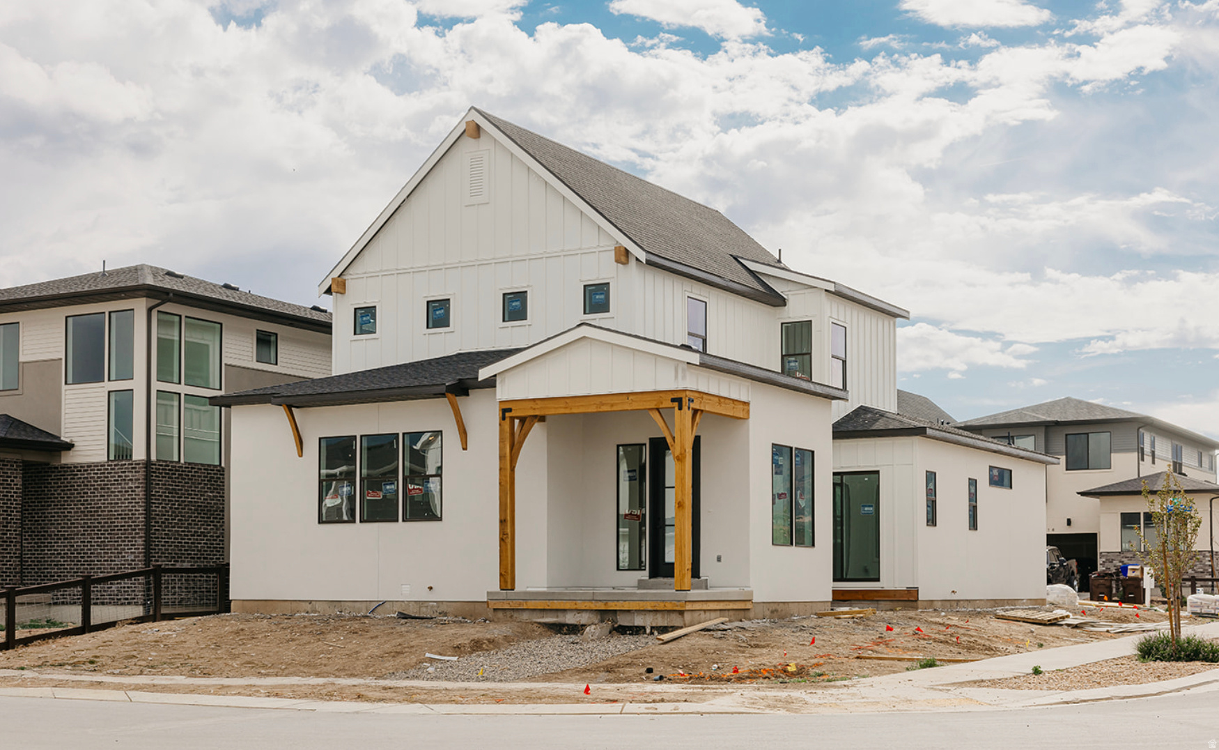Meet the St. Moritz, a farmhouse-inspired home with 4,145 total square feet. This design includes four bedrooms and 2.5 bathrooms, providing ample space for family life. The open-concept layout creates an inviting atmosphere, perfect for entertaining or enjoying quiet family evenings. The primary suite features a private en suite bathroom, ensuring a luxurious retreat within the home. This home includes features such as energy-efficient GE appliances, energy-efficient dual-pane windows, tankless water heater, keyless door locks, smart home features, open to below, 42" kitchen upper cabinets, electric fireplace and water softener loop. This home is located in Firefly, the master-planned community built specifically for kids to live life unplugged. Stop fighting over screen time and start reconnecting in an environment engineered to encourage play. Firefly isn't just a neighborhood, it's a 350+ acre network of parks, trails, and amenities designed to inspire adventure and activity. The day you move in, your kids will be enjoying the skate and wheels park, the bike pump track, the downhill mountain bike course, pickleball and basketball courts, neighborhood playgrounds, and miles of trails. Is your child shy? Firefly has the region's only full-time Activities Director curating weekly activities and events for all ages, encouraging families and neighbors to connect in nature. Located in Eagle Mountain, Firefly is an easy commute to the Silicon Slopes, with close proximity to shopping and entertainment. Just 40 miles south of Salt Lake City and 30 miles north of Provo, it's one of Utah County's fastest-growing cities. Book a tour of this beautiful Candlelight home, explore all the amenities, and see for yourself why Firefly is the best place in Utah to raise your kids.