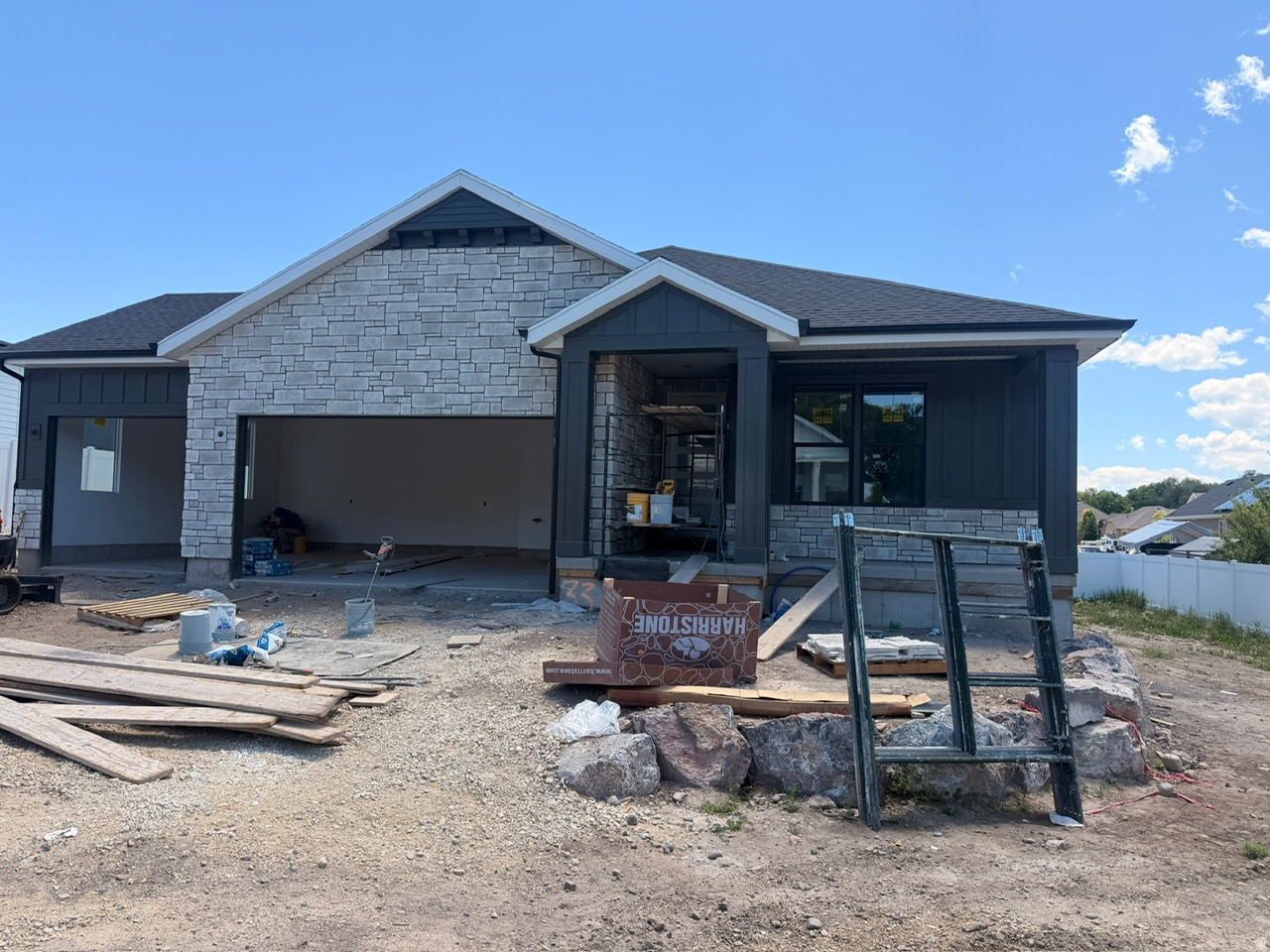 *NEW CONSTRUCTION*NO HOA* Ready in July 2026. Welcome home to a new neighborhood, tucked off 4800 South.  Location is everything with shopping and freeway access just minutes away. The builder cuts no corners when it comes to luxury living. This home offers an open floorplan with large windows and plenty of room for entertaining. Quartz countertops, craftsman cabinets, stainless steel appliances, and gorgeous flooring, finished basement with kitchenette. One of the rare 3 car garage in the community! Square footage figures are provided as a courtesy estimate only and were obtained from building plans. Buyer is advised to obtain an independent measurement. Pictures are not of actual home.