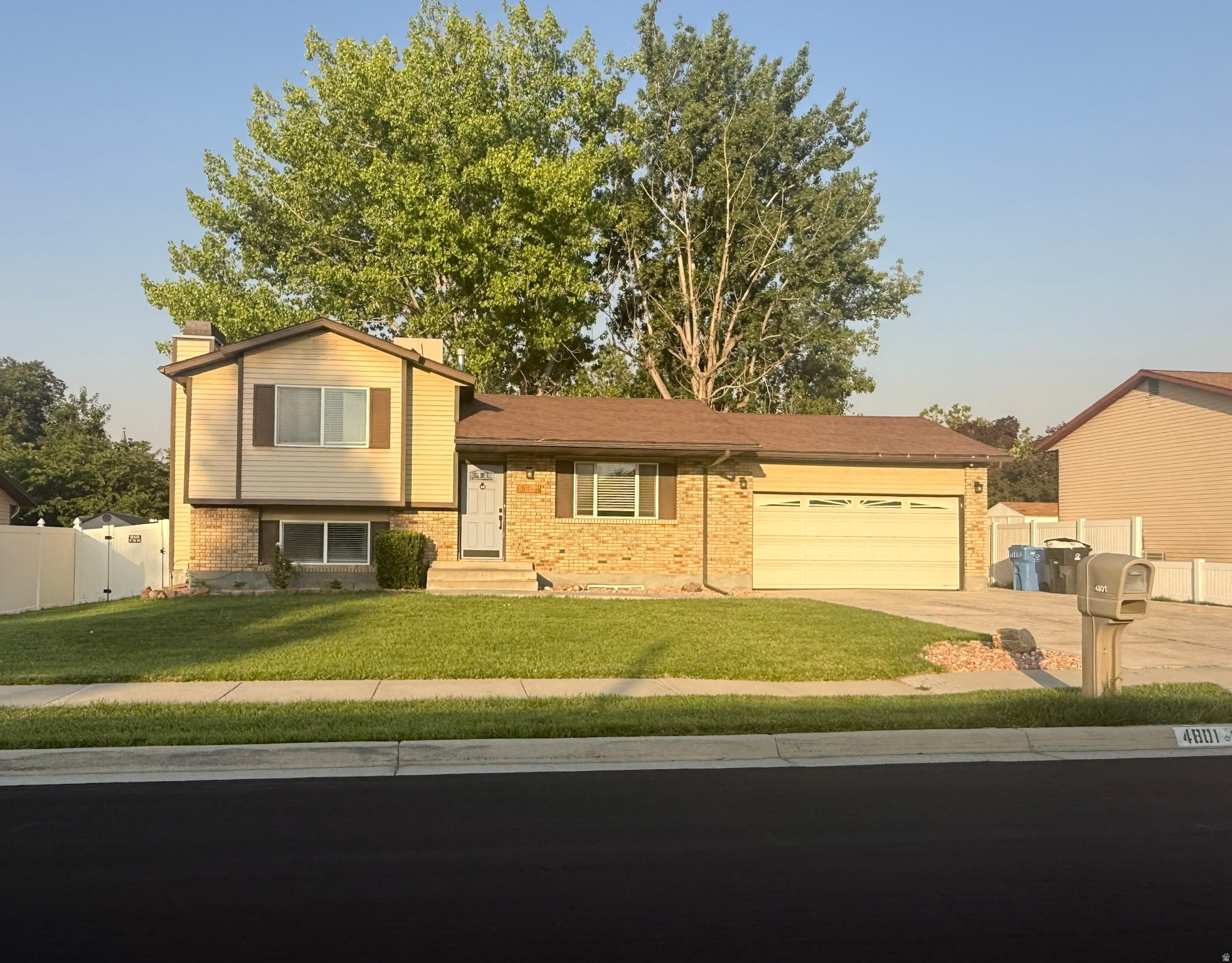 Conveniently located in the heart of Taylorsville, this well-maintained bi-level home offers the perfect combination of space, comfort, and accessibility. With 4 bedrooms, 1.5 bathrooms, and over 2,300 square feet of living space, there's plenty of room for family, guests, a home office, or hobbies.  Step outside to enjoy the large backyard complete with mature shade trees, a covered deck, and RV parking-ideal for entertaining, relaxing, or storing your toys. The attached 2-car garage provides additional convenience and storage.  Located within walking distance to parks, the library, community pool, schools, and places of worship, this home also offers quick access throughout the Salt Lake Valley with most destinations just 2025 minutes away. Nestled in a quiet, established neighborhood, this property is ready for its next chapter.  Buyer to verify all information.