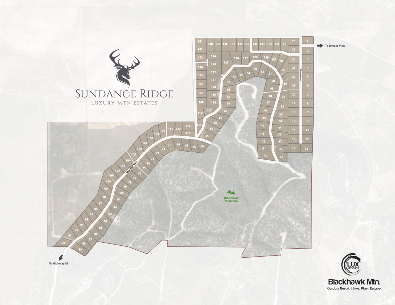 Own a 1-acre homesite in the exciting new Blackhawk Mountain Estates, a resort-style mountain community just outside Utah County.  Lot 33 in the Sundance Ridge Phase is ready for your dream home, with water already to the lot and power expected in the near future. Located on the upper ridge, this lot offers excellent topography for a walkout basement and plenty of room for horses, recreational vehicles, and additional outbuildings.  The community is planned to feature resort-style amenities, including a private man-made lake, and will be home to high-end mountain modern luxury residences. As development progresses, lot prices continue to rise, making now an ideal time to secure your place in the community.  Seller financing may be available at a purchase price of $110,000 with 10% down and low monthly payments OAC.  Conceptual renderings include future HOA amenities and home designs from a local builder. Buyers may use that builder or bring their own, subject to development requirements and due diligence.  Additional lots are available. Ask about Lots 17,18,19, 34,139 and 140. Seller currently has seven lots available, with four already having water to the lot line.  Heavy construction is underway throughout the development. Please use caution when visiting. Acreage figures are provided as a courtesy estimate from county records; buyers are advised to obtain an independent measurement.