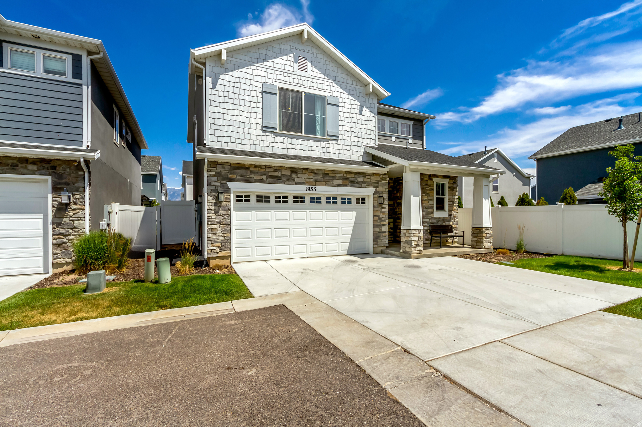 Welcome to this beautifully appointed former model home, thoughtfully designed with premium upgrades throughout. Being offered fully furnished (with a few exclusions), this home is truly move-in ready and offers both style and convenience.  Enjoy low-maintenance living with an HOA-maintained front yard and a backyard designed for relaxing and entertaining. The spacious, shaded patio features gorgeous stamped concrete, creating the perfect outdoor retreat. A large storage shed provides plenty of room for tools, hobbies, or seasonal items.  Whether you're looking for a primary residence, second home, or turnkey property, this exceptional home combines comfort, quality, and easy living in one beautiful package. Square footage figures are provided as a courtesy estimate only. Buyer is advised to obtain an independent measurement.