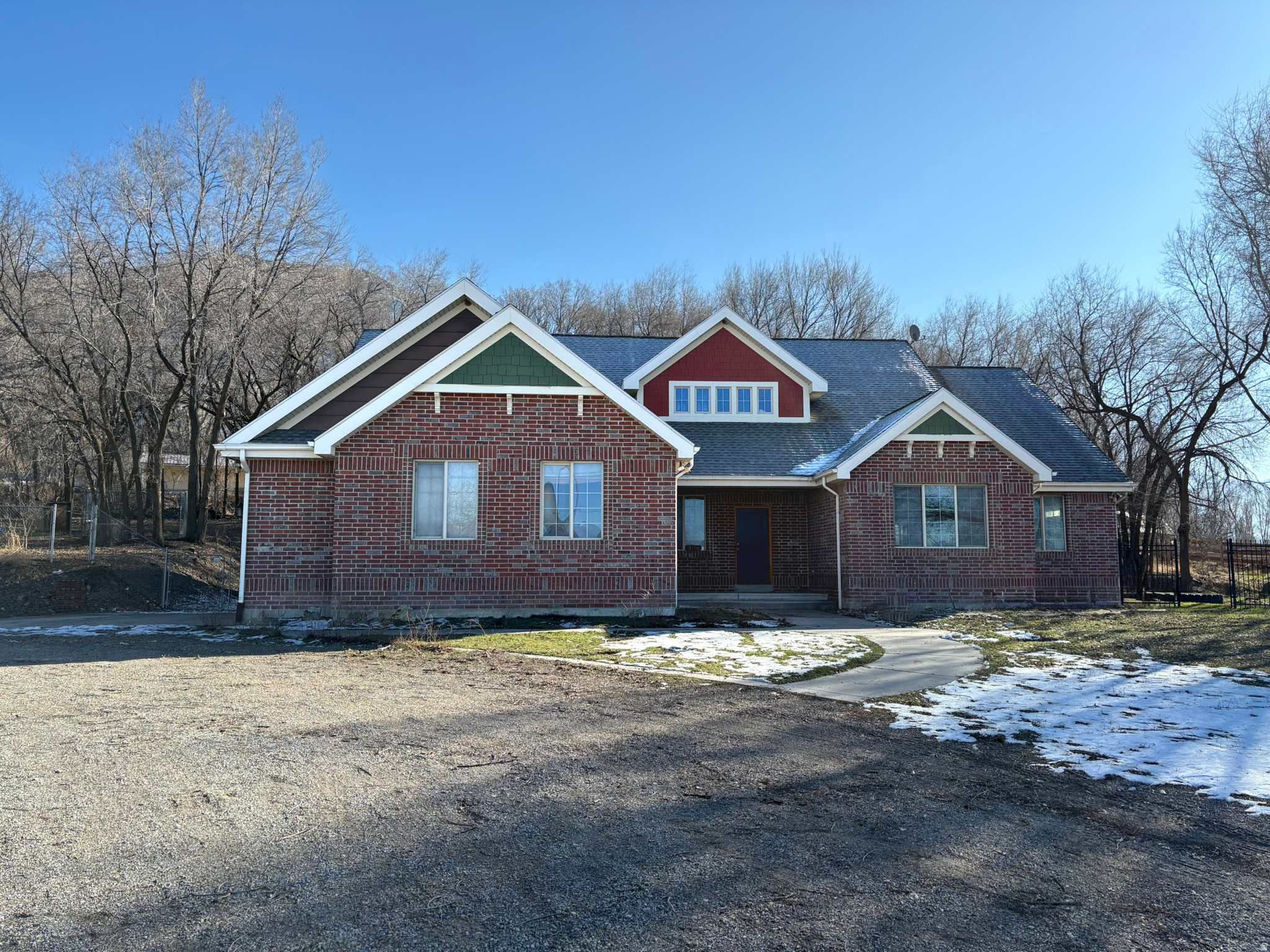 Endless potential on this rare 1.37-acre horse property! Featuring a beautiful, timeless brick exterior, this home is ready for your vision and finishing touches inside. The interior is currently unfinished, offering a blank canvas to design and customize every detail to your exact style and needs. The expansive lot provides plenty of room for animals and future improvements. A large barn-style shed adds incredible value, perfect for housing horses, equipment, or creating the ultimate workshop or hobby space.  This is a Fannie Mae HomePath property.  First-time buyers, complete the HomePath Ready Buyer homeownership course on Homepath.com. Attach certificate to offer up to 3% closing cost assistance. Check HomePath.com for more details. Restrictions apply.