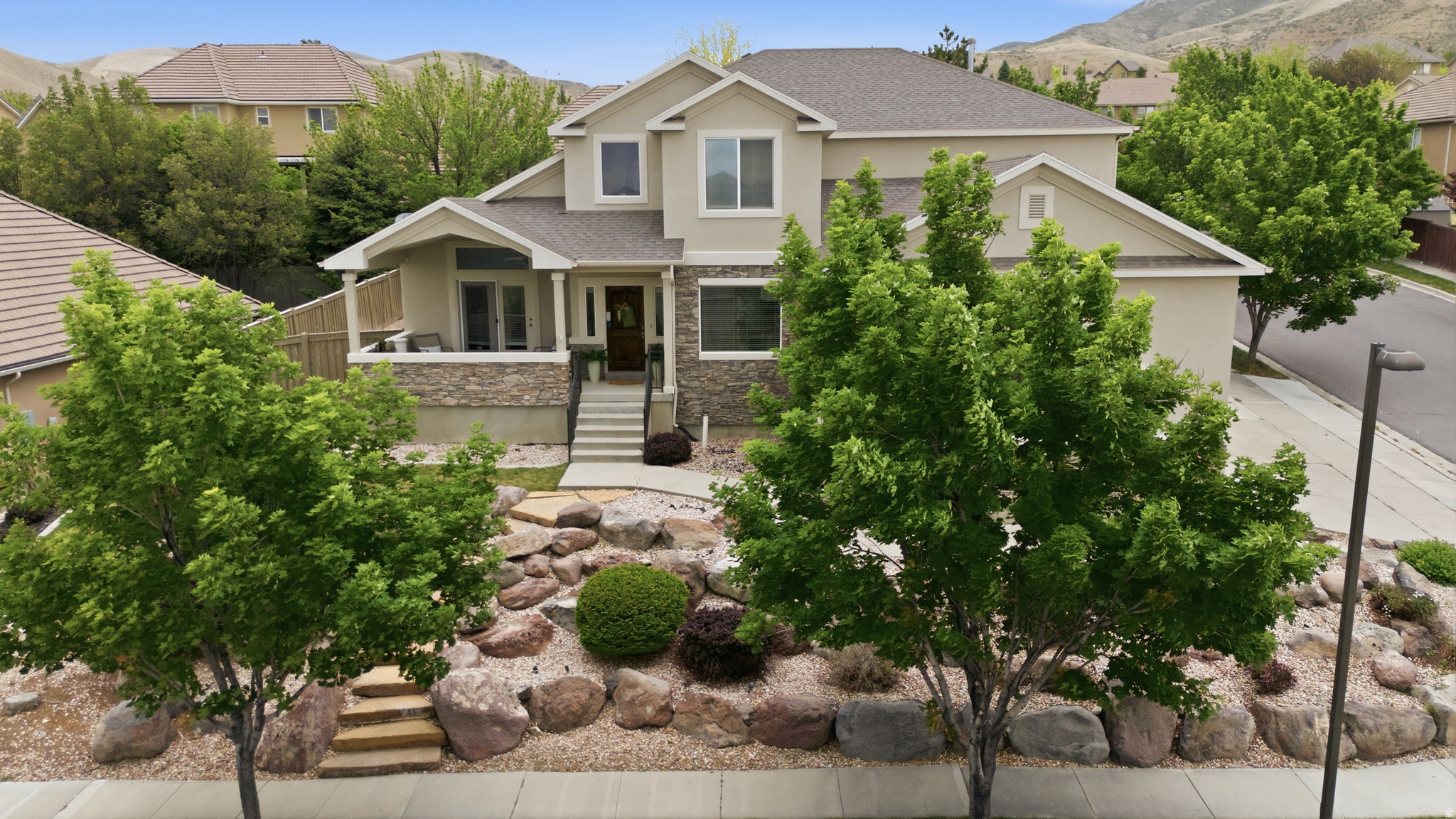 If Traverse Mountain is your jam, this diamond in the rough is calling your name. Tucked into one of the most soughtafter communities in the area, this spacious 6bedroom, 3.5bathroom home gives you room to live, grow, gather, and breathe.  Step inside and you're greeted with an open, welcoming layout that makes everyday living feel effortless. And let's be honest - who doesn't love a primary suite on the main floor? I know I do. It's the kind of convenience that just makes life smoother.  Upstairs and down, you'll find generous bedrooms, flexible living spaces, and plenty of potential to make this home truly yours. Whether you're dreaming of a rentable ADU, a home office, a playroom, a gym, or a cozy movie den, there's space here for all of it.  Outside, the yard offers a blank canvas ready for your vision - garden beds, a patio, a playset, or that dreamy outdoor hangout spot you've been saving on Pinterest.  This is your chance to snag a home in an incredible location with room to grow and the charm to make it all worthwhile.