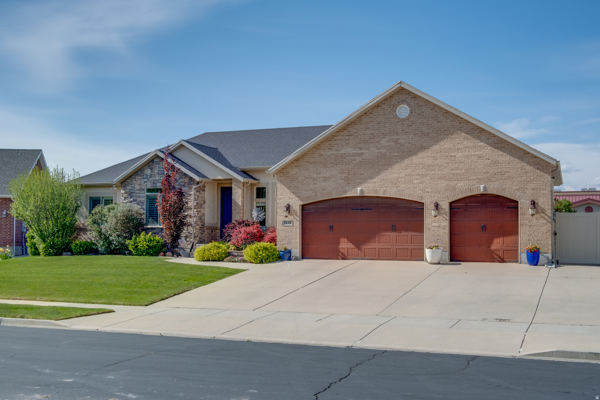 Rare opportunity in Spanish Fork: a fully updated 6-bedroom, 4-bathroom rambler with a true walkout basement apartment, ideal for multi-generational living or income potential. The lower level features a separate exterior entrance, full second kitchen, dedicated laundry, and private living space, ready to host extended family, adult children, or guests from day one.Over $110,000 in recent upgrades throughout, with modern finishes, updated systems, and thoughtful design. Main-level living for the primary residence, with a flexible floor plan that adapts to any stage of life.Set on a quiet cul-de-sac. Tandem 3-car garage offers room for vehicles, projects, gear, or workshop space. Move-in ready with no deferred maintenance.Sellers prepared for a smooth, timely close.Square footage figures are provided as a courtesy estimate only. Buyer is advised to obtain an independent measurement.