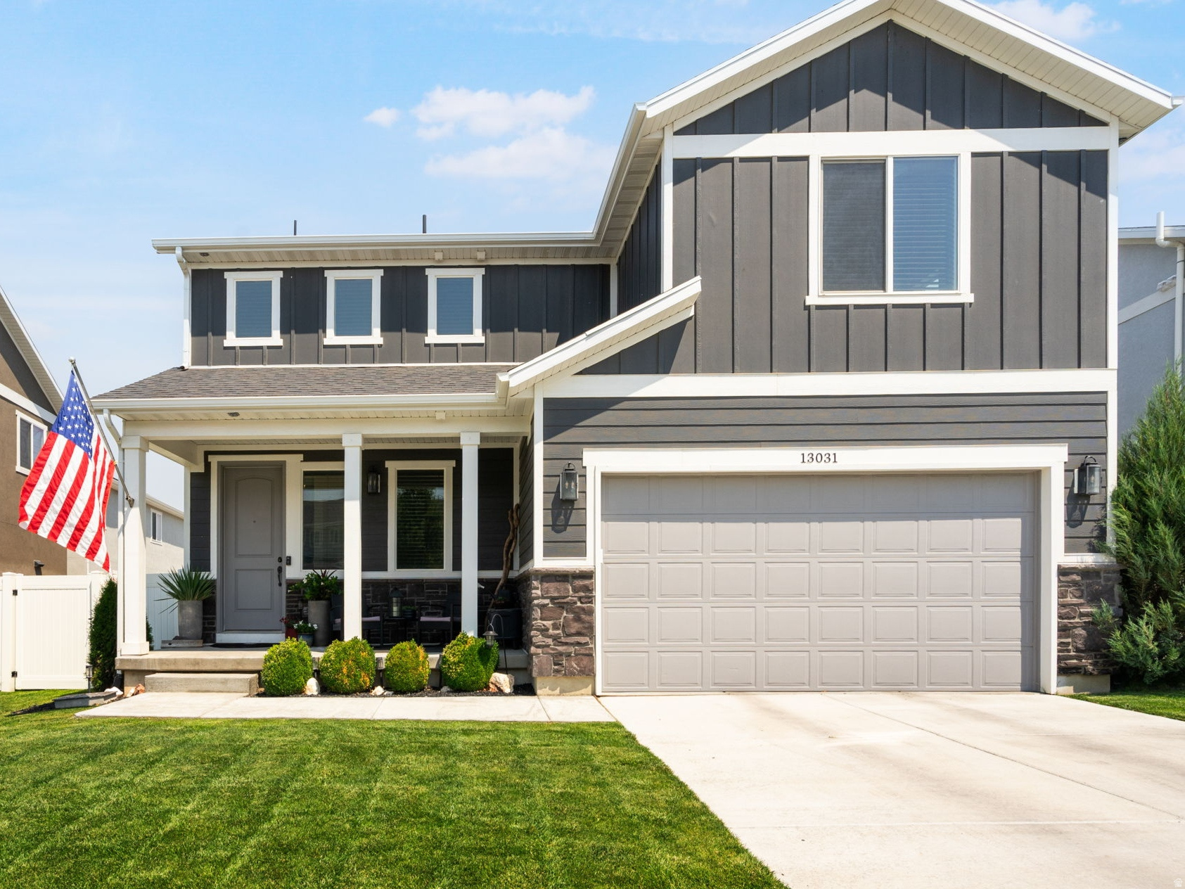 Welcome to this adorable home in the heart of Herriman! Immaculately maintained and truly move-in ready, this home features a bright open-concept floor plan that's perfect for everyday living and entertaining. The beautiful kitchen offers granite countertops, double ovens, a gas range, hardwood floors, and plenty of space to gather. Upstairs you'll find three spacious bedrooms plus a versatile loft, ideal for a home office, playroom, or second living area. The oversized primary suite is a true retreat with a large walk-in closet, dual vanities, and a separate soaking tub and shower. The expansive unfinished basement offers endless possibilities to create additional bedrooms, a family room, gym, theater, or whatever fits your lifestyle. Located in a fantastic neighborhood close to parks, schools, shopping, and dining, this charming home is one you won't want to miss!