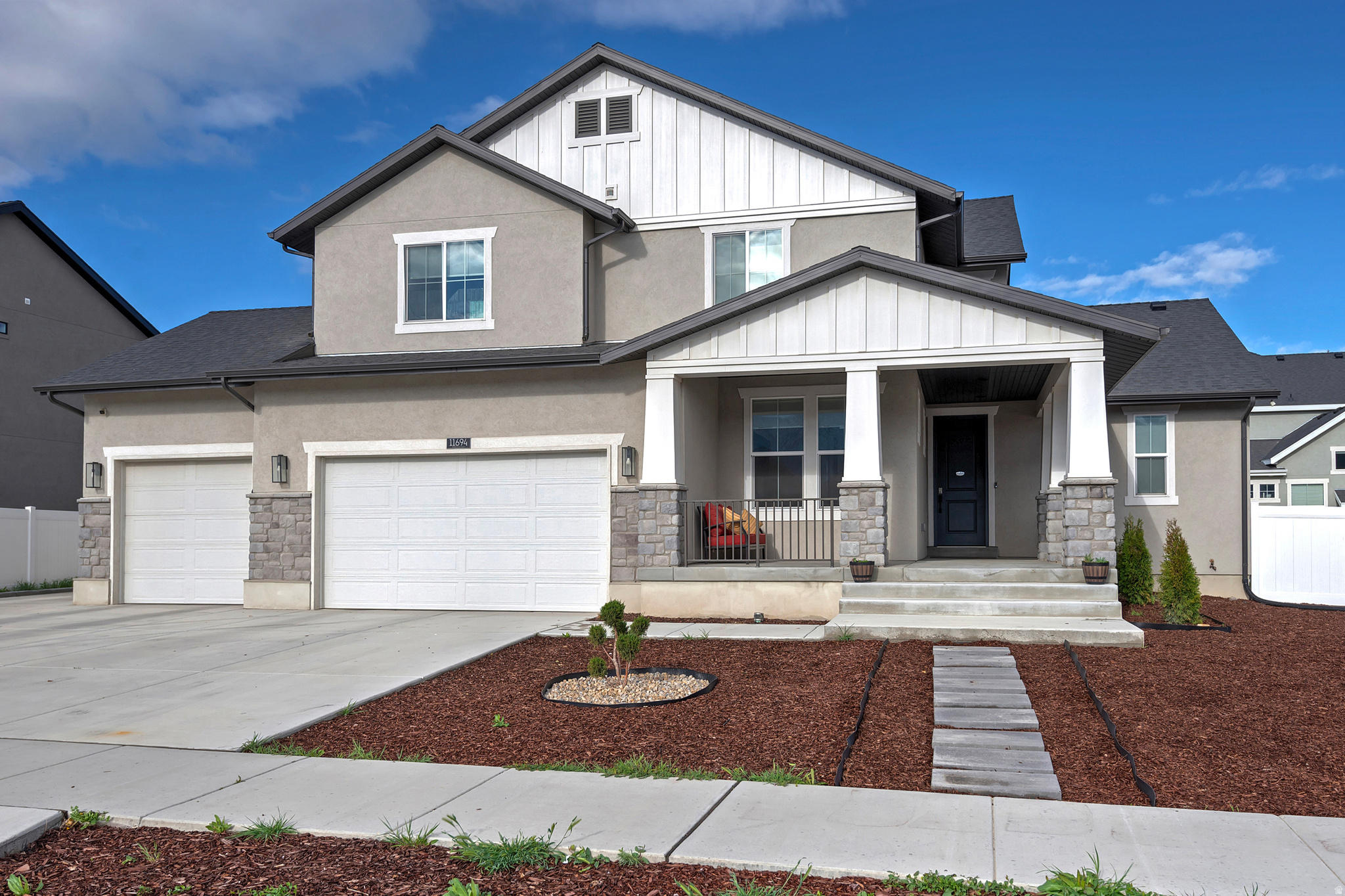 Beautiful two-story residence in a highly desirable Draper, Utah location. Set on a generously sized, fully fenced lot, this home features a spacious three-car garage and convenient RV parking-ideal for storage, recreation, or outdoor enthusiasts. Inside, discover over 5,100 square feet of bright, open, and flowing living space designed for both everyday living and elegant entertaining. Seven bedrooms and four bathrooms provide abundant flexibility for a growing family, guests, or a dedicated home office. The lower level is plumbed for a second kitchen, enhancing versatility for multi-generational living or potential income opportunities. Meticulously updated and just four years old, this home seamlessly blends modern finishes with thoughtful, durable details. Enjoy a prime location near shopping, entertainment, and dining options, all while benefiting from a tranquil, family-friendly neighborhood.  Seize the opportunity to make this elegantly maintained, move-in-ready home your own before it's spoken for.