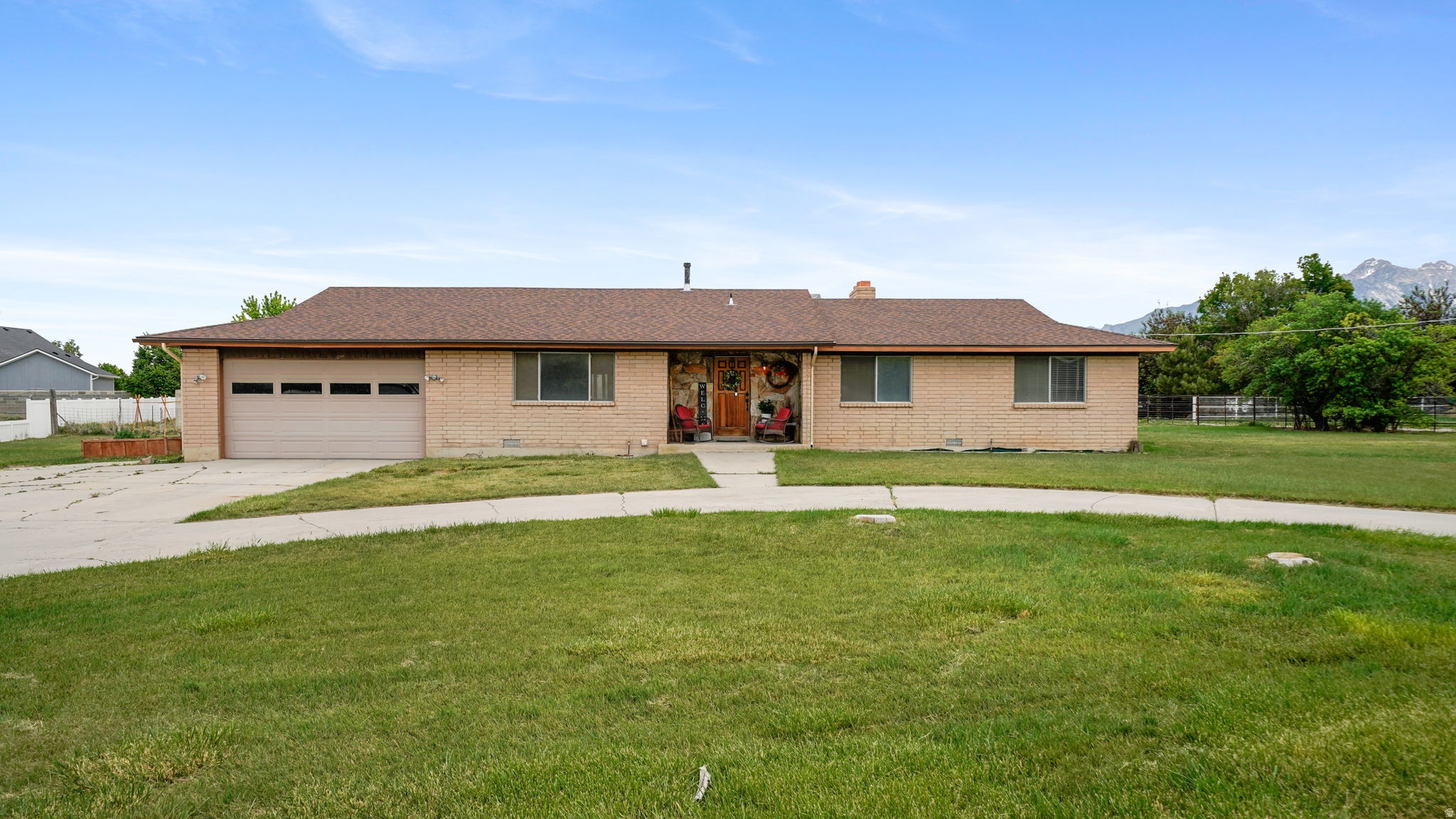 Rare Horse Property on Nearly an Acre in Draper. This solid 4-bed, 2-bath brick home on a 0.99-acre lot offers the kind of opportunity that rarely hits the market. Featuring a newer roof, attached garage, cozy fireplace, and central heat, the home is ready for your personal touch - but the land is the real story. The property includes both culinary and secondary water, making it ideal for horses, a hobby farm, or future development. Nearly a full acre this close to Draper's amenities, top-rated Canyons School District, and world-class recreation is a rare find indeed. Live here, grow here, or build something great - the possibilities are endless.