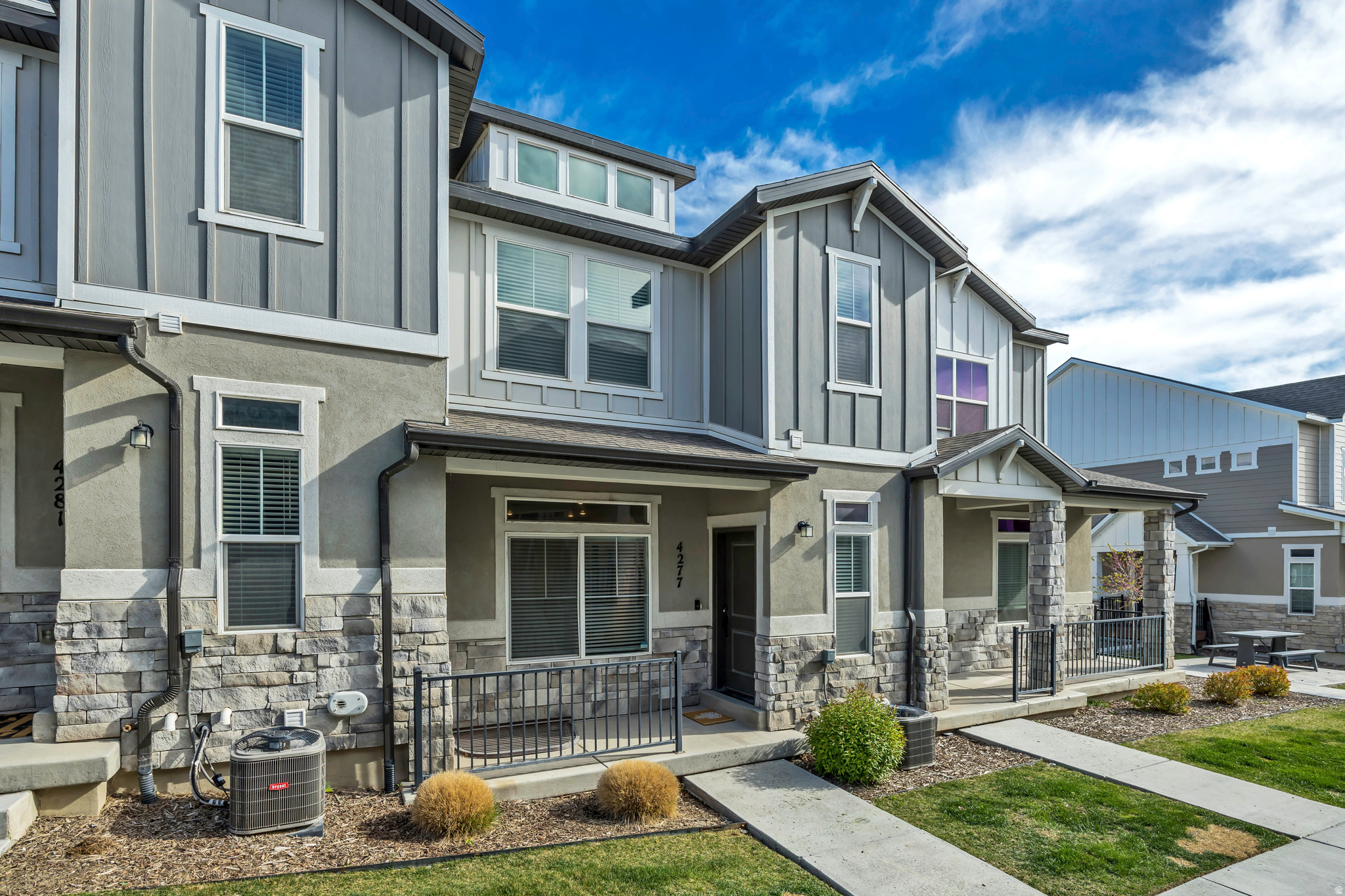 Step into comfort and convenience in this well-maintained townhome located in the desirable Holbrook Farms community. Featuring 3 bedrooms and 2.5 bathrooms, the home offers a clean, functional layout with all three bedrooms situated on the second level. Updated light fixtures throughout add a fresh, modern touch, enhancing the overall feel of the space. Enjoy quick freeway access in under 10 minutes, making commuting simple, while being just minutes from Silicon Slopes and nearby shopping, dining, and everyday amenities. Buyer/Buyer's Agent to verify all information.